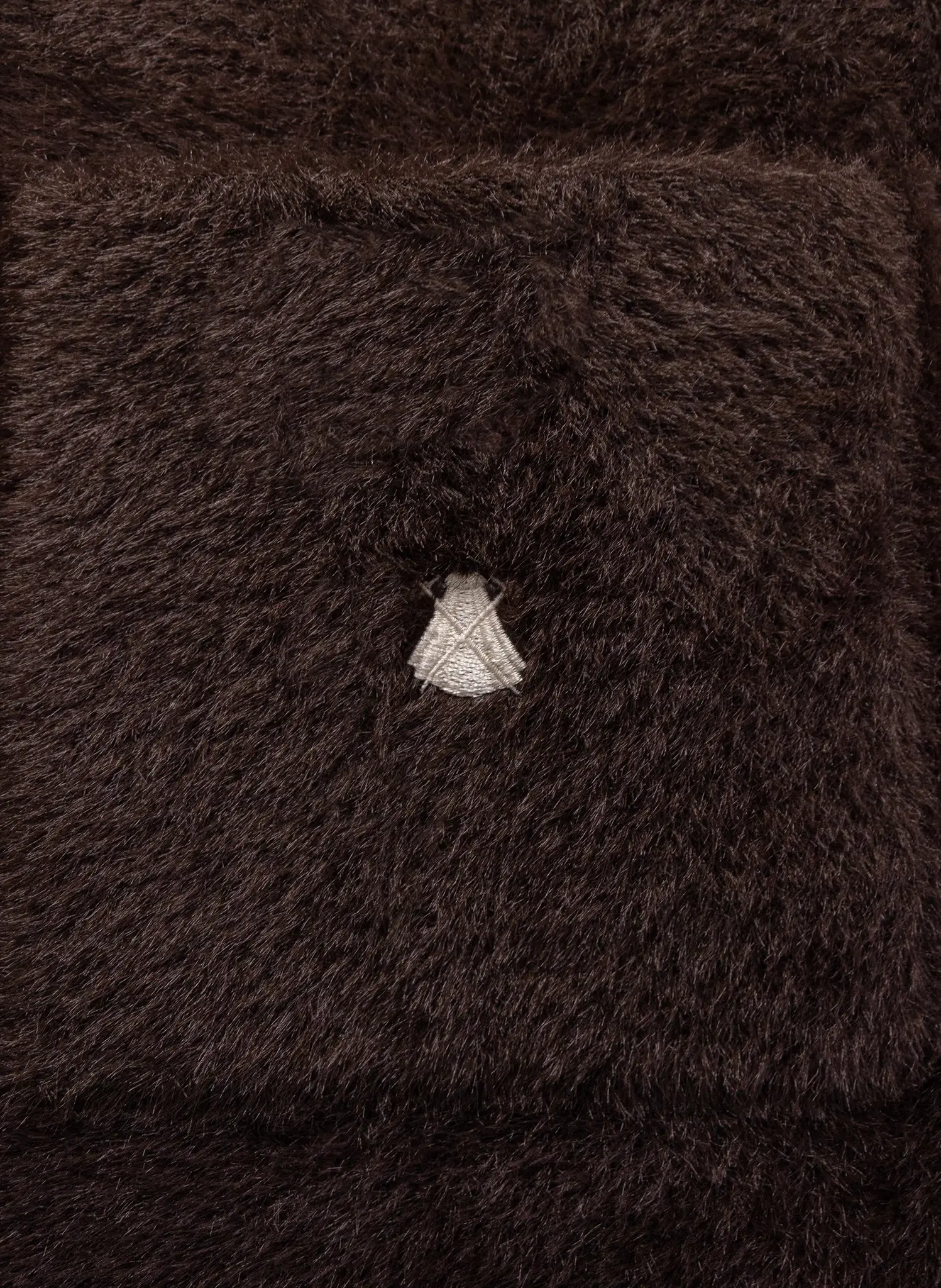 Abrigo Marrón Pelo Mujer - Image 3