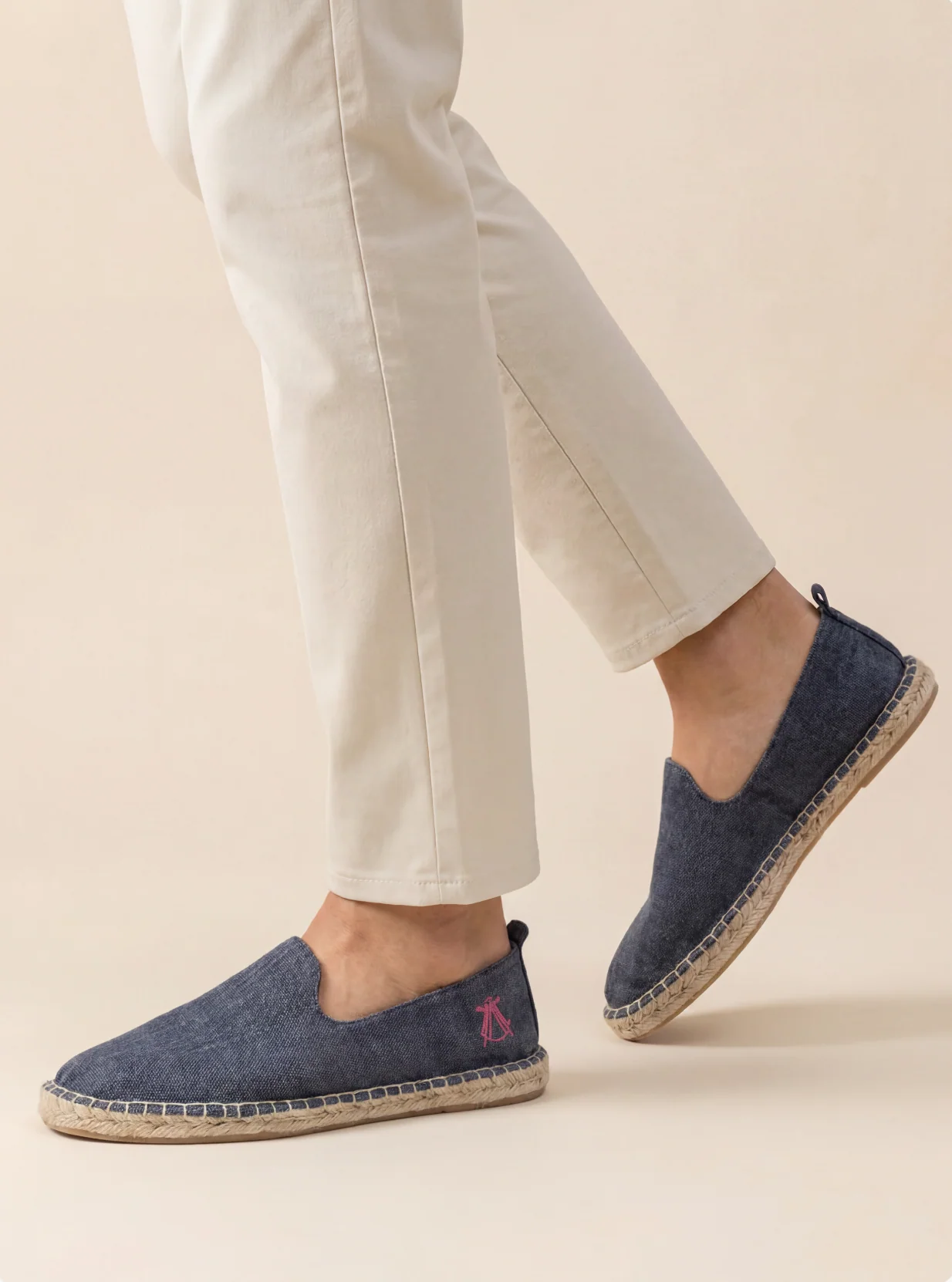 Alpargata Azul Denim  Hombre