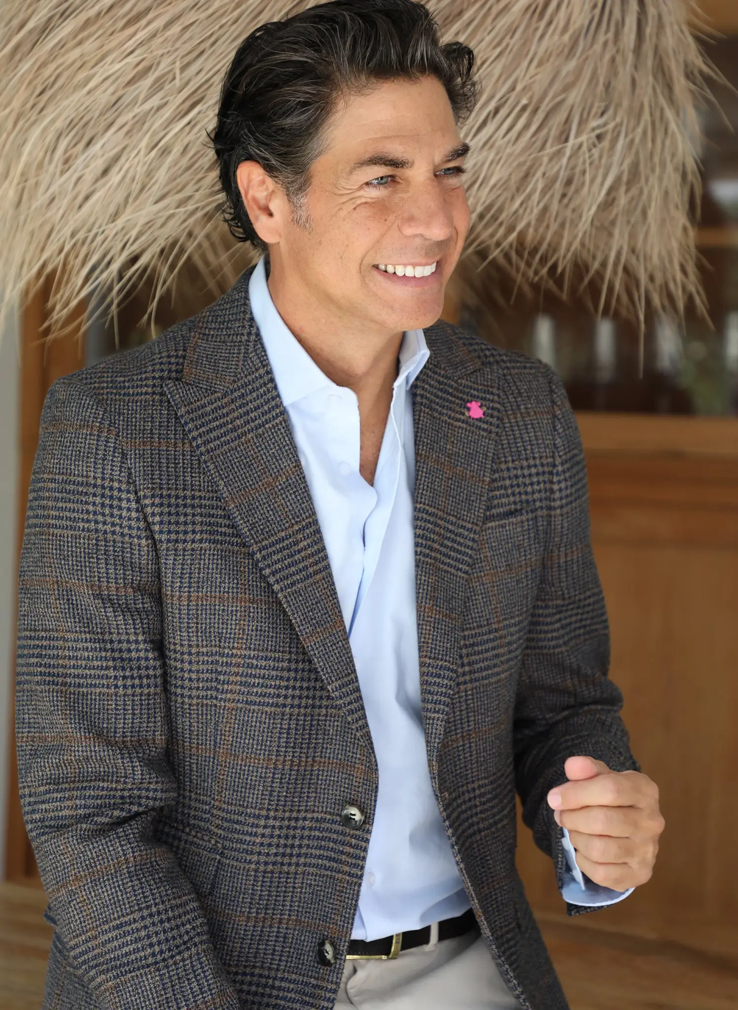 Americana Tweed Marrón Hombre - Image 5