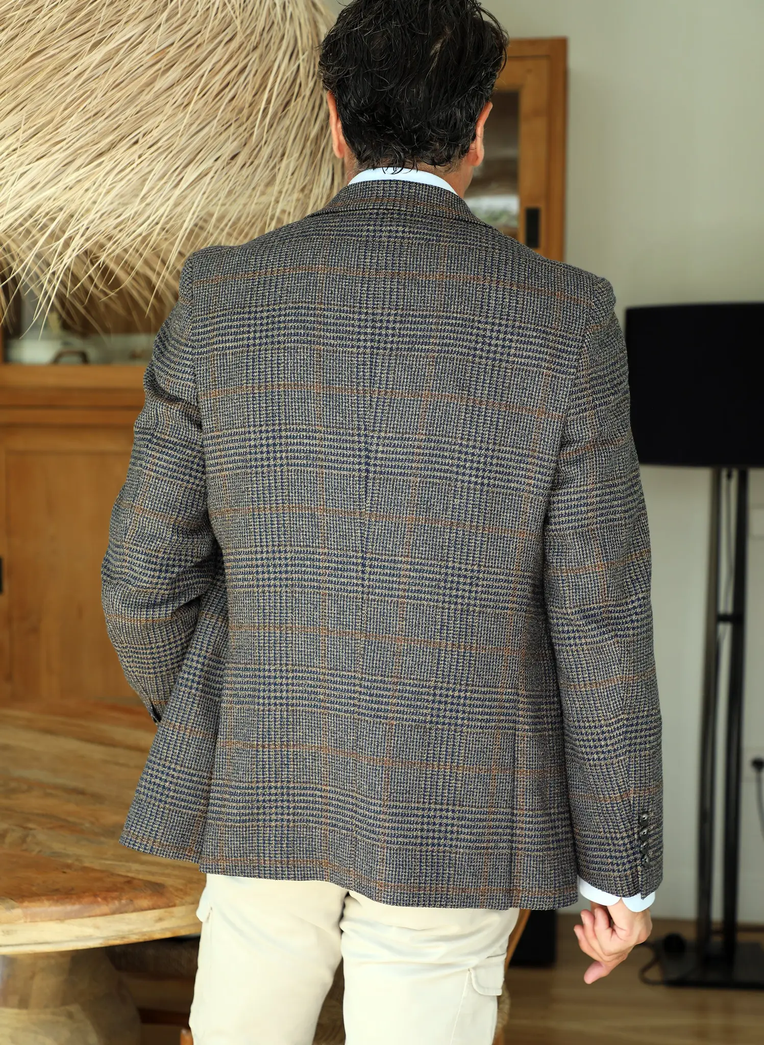 Americana Tweed Marrón Hombre - Image 7