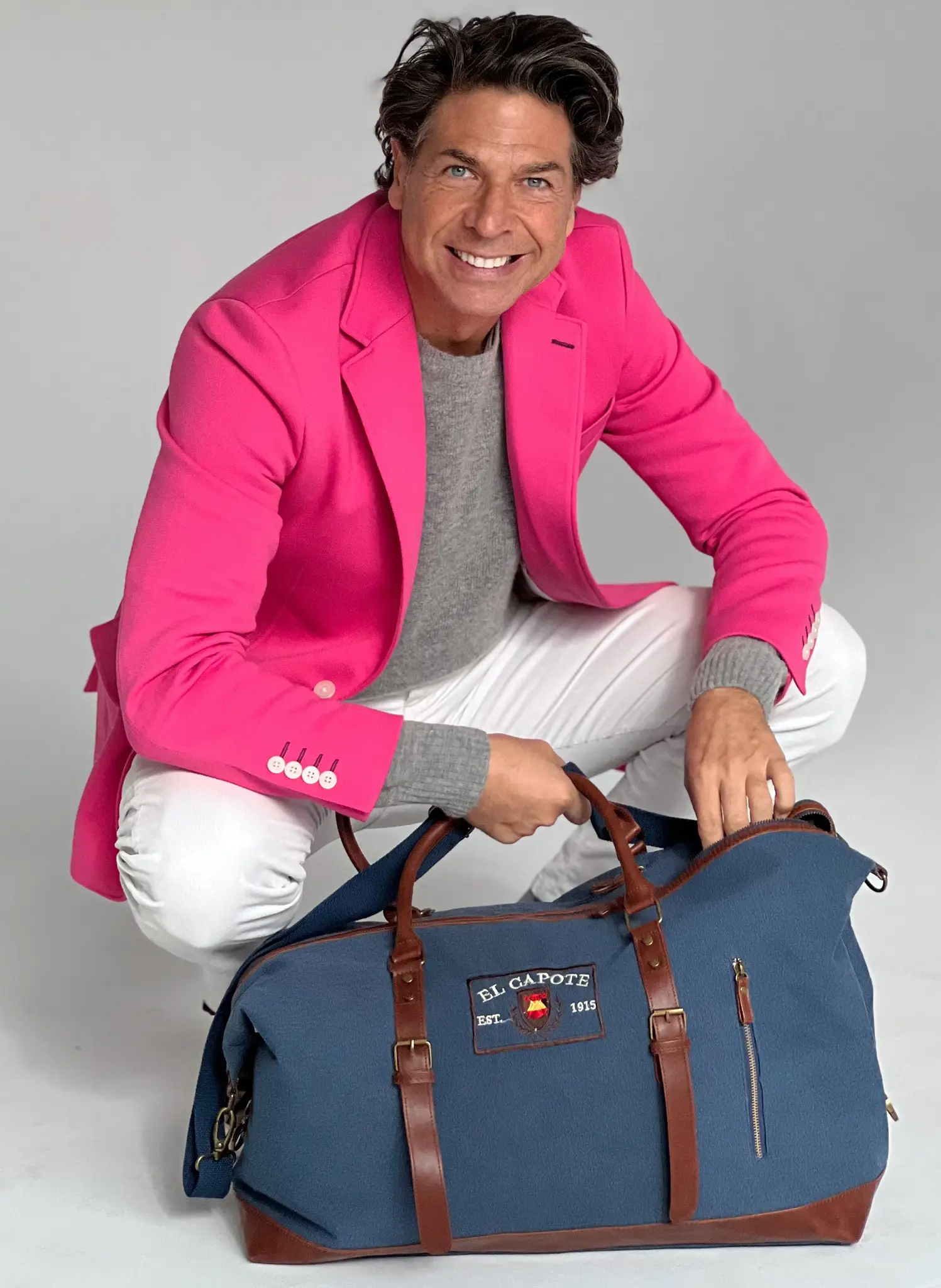 Americana Rosa Capote Hombre - Image 7