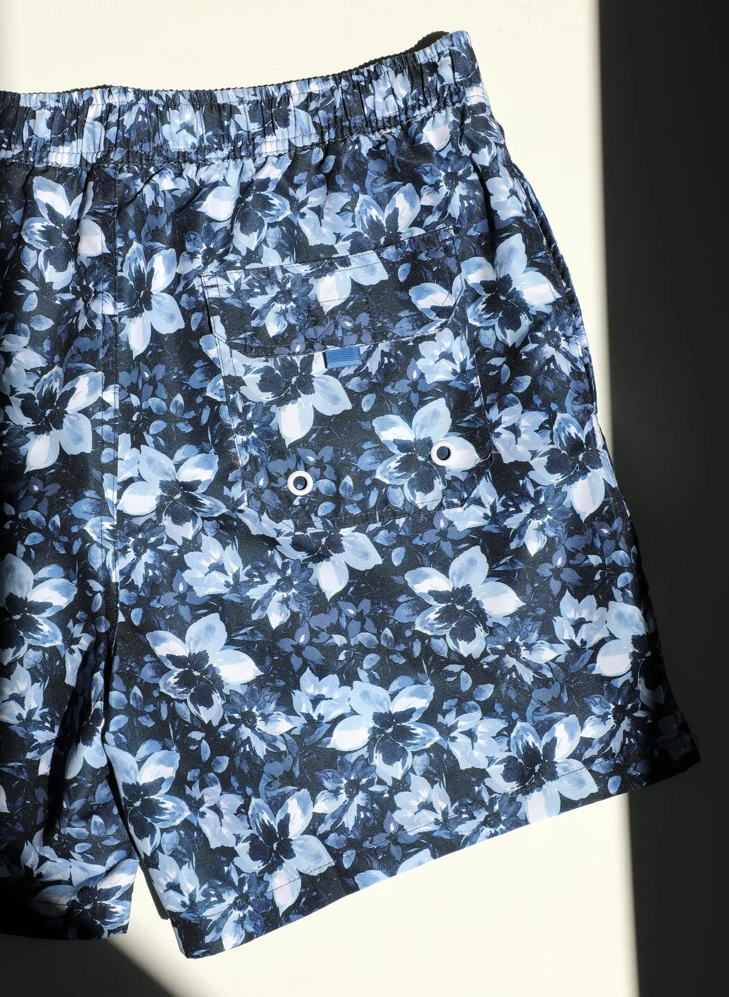 Bañador Estampado Flores Azules Hombre - Image 7