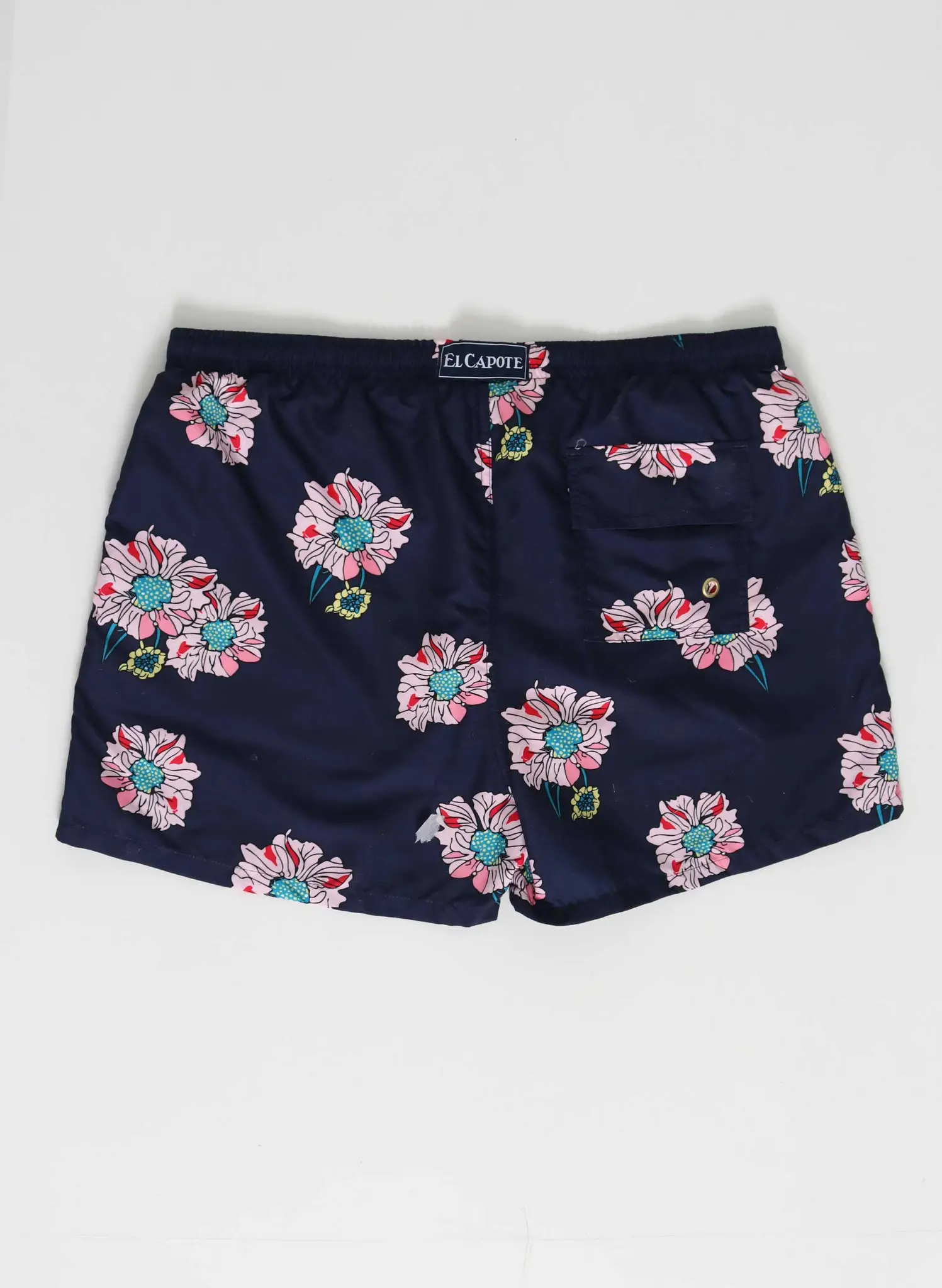 Bañador Azul Flores Rosas Hombre - Image 3