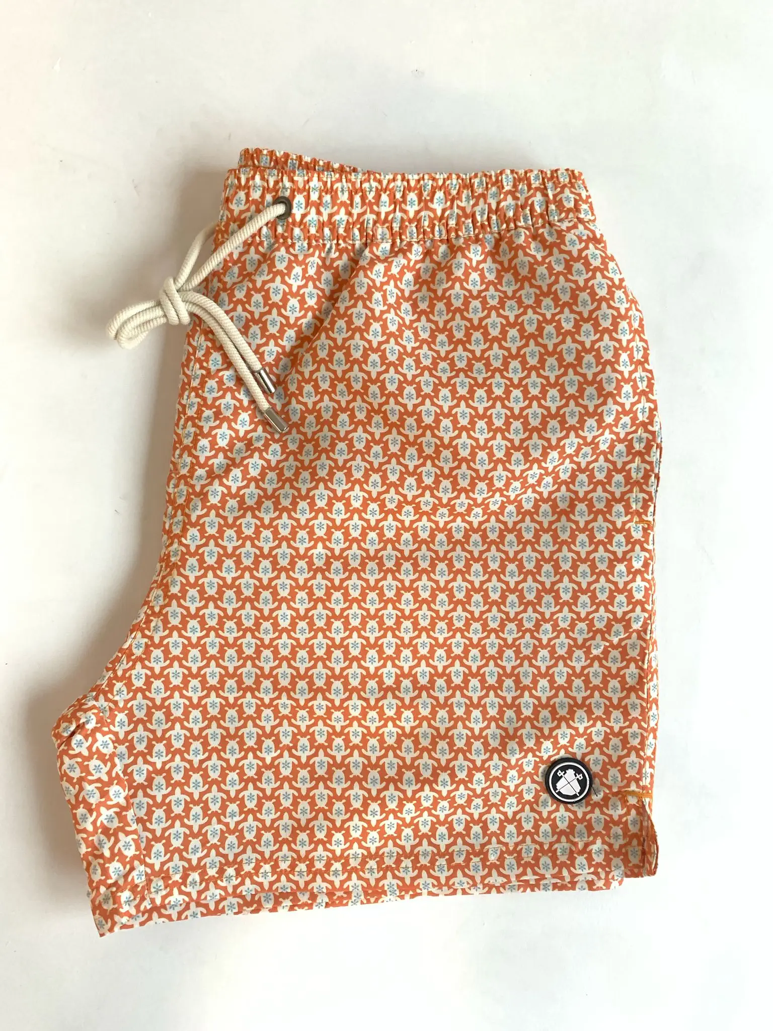 Bañador Naranja Estampado Hombre - Image 3