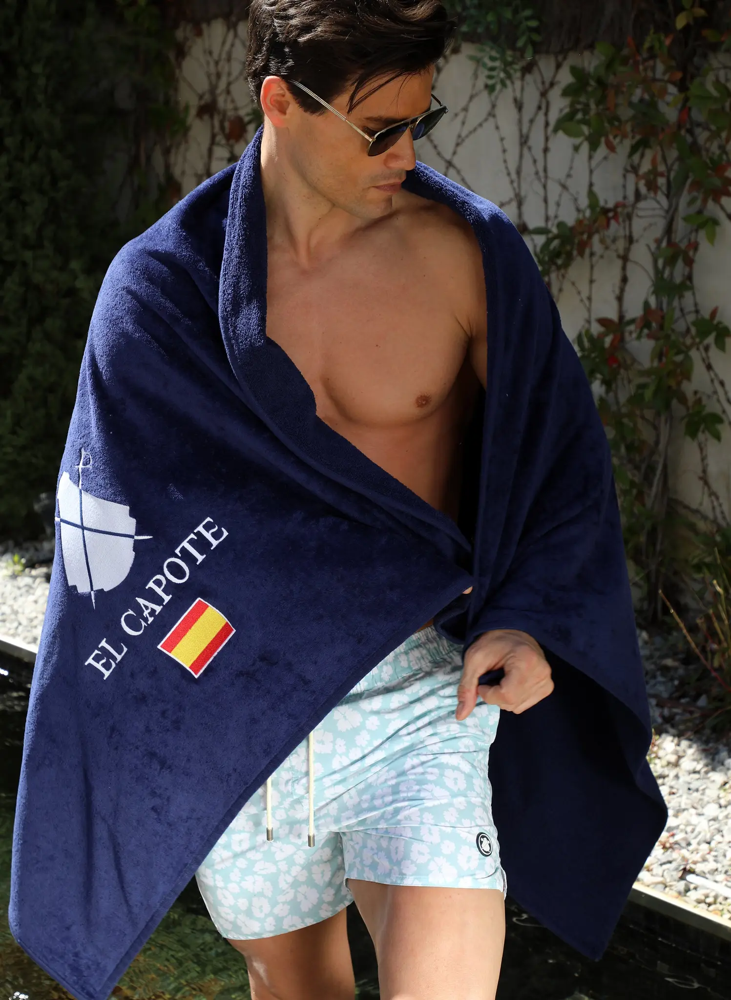Bañador Flores Turquesas Hombre - Image 10