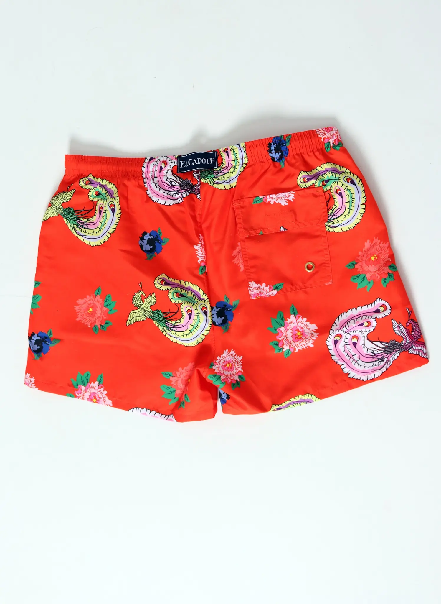 Bañador Naranja Amebas y Flores Hombre - Image 6