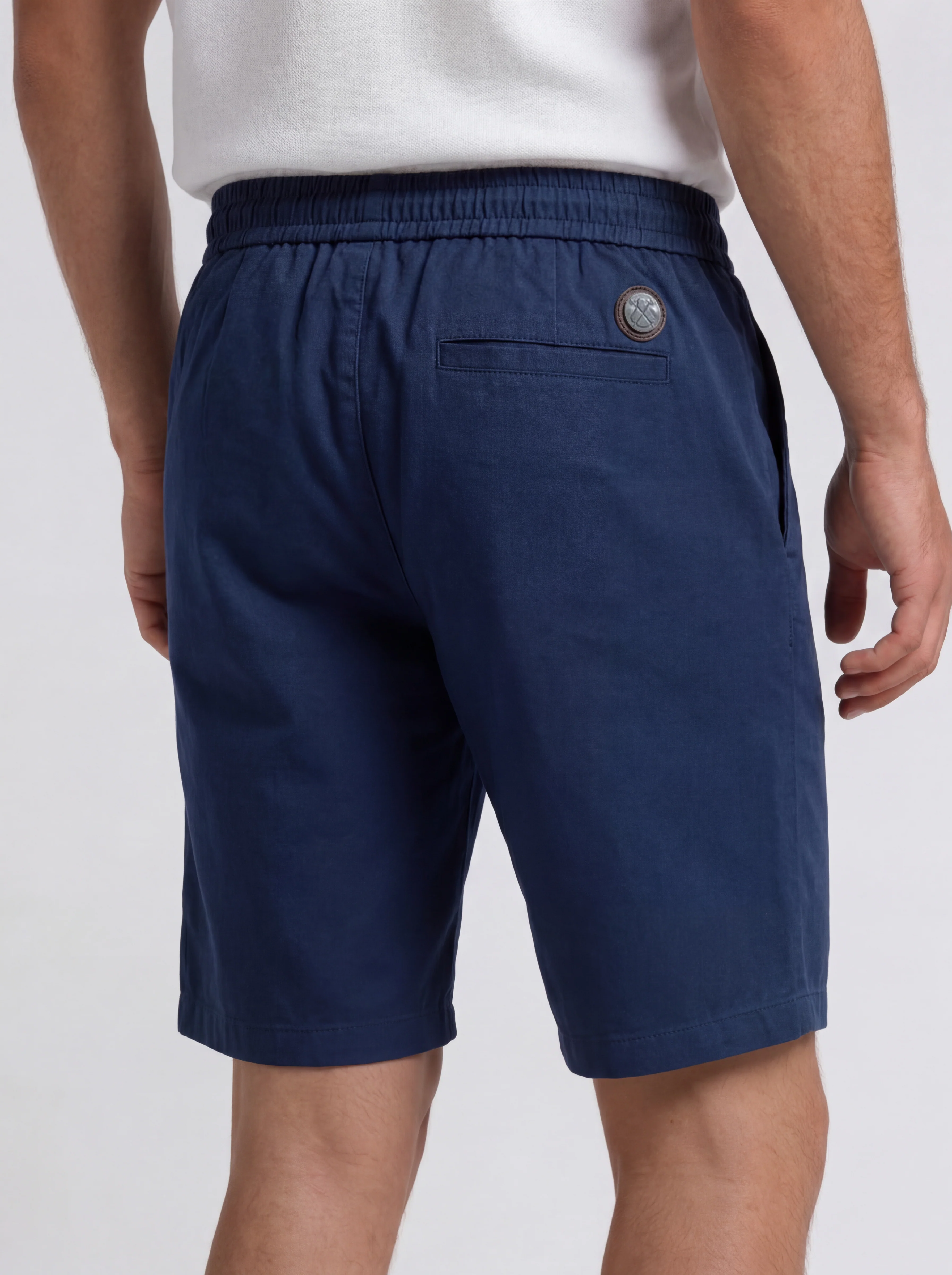 Bermudas Azul Cordón Hombre - Image 2