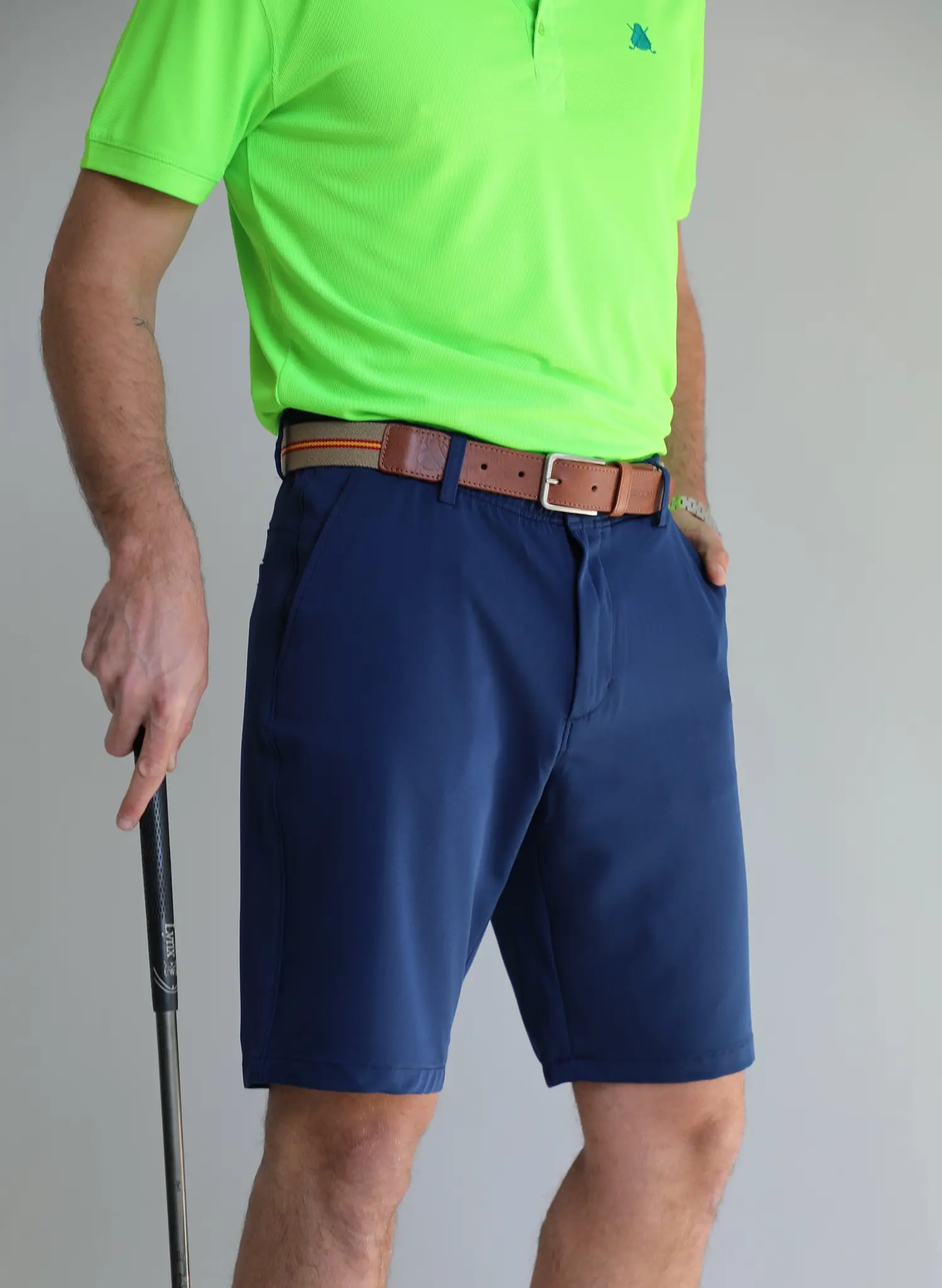 Bermudas Azules Tejido Técnico Hombre - Image 3
