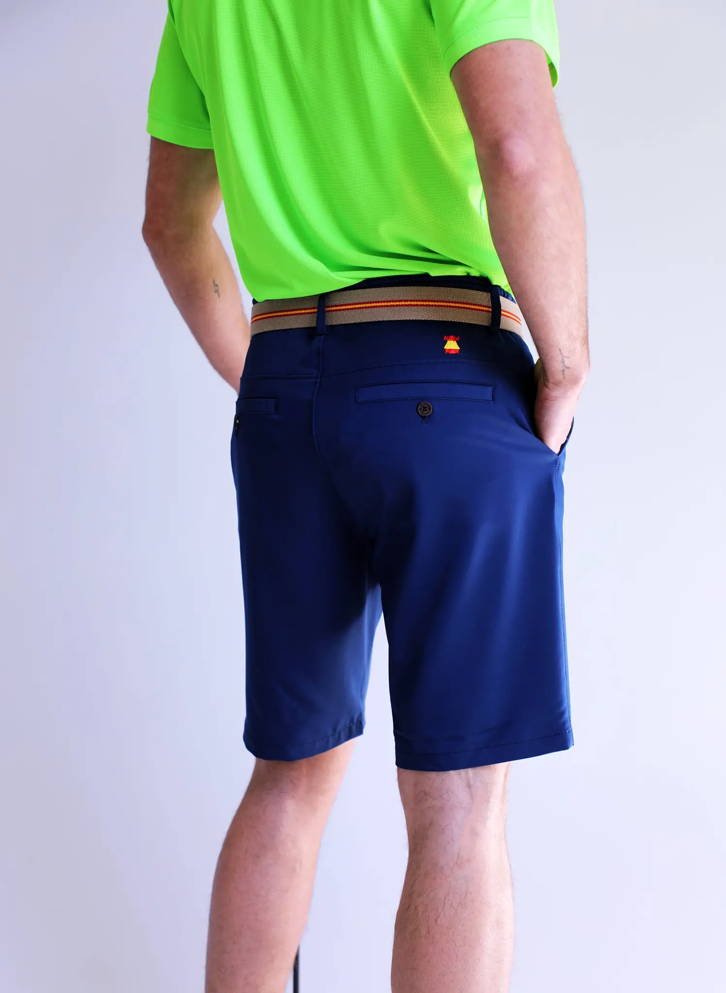 Bermudas Azules Tejido Técnico Hombre - Image 4