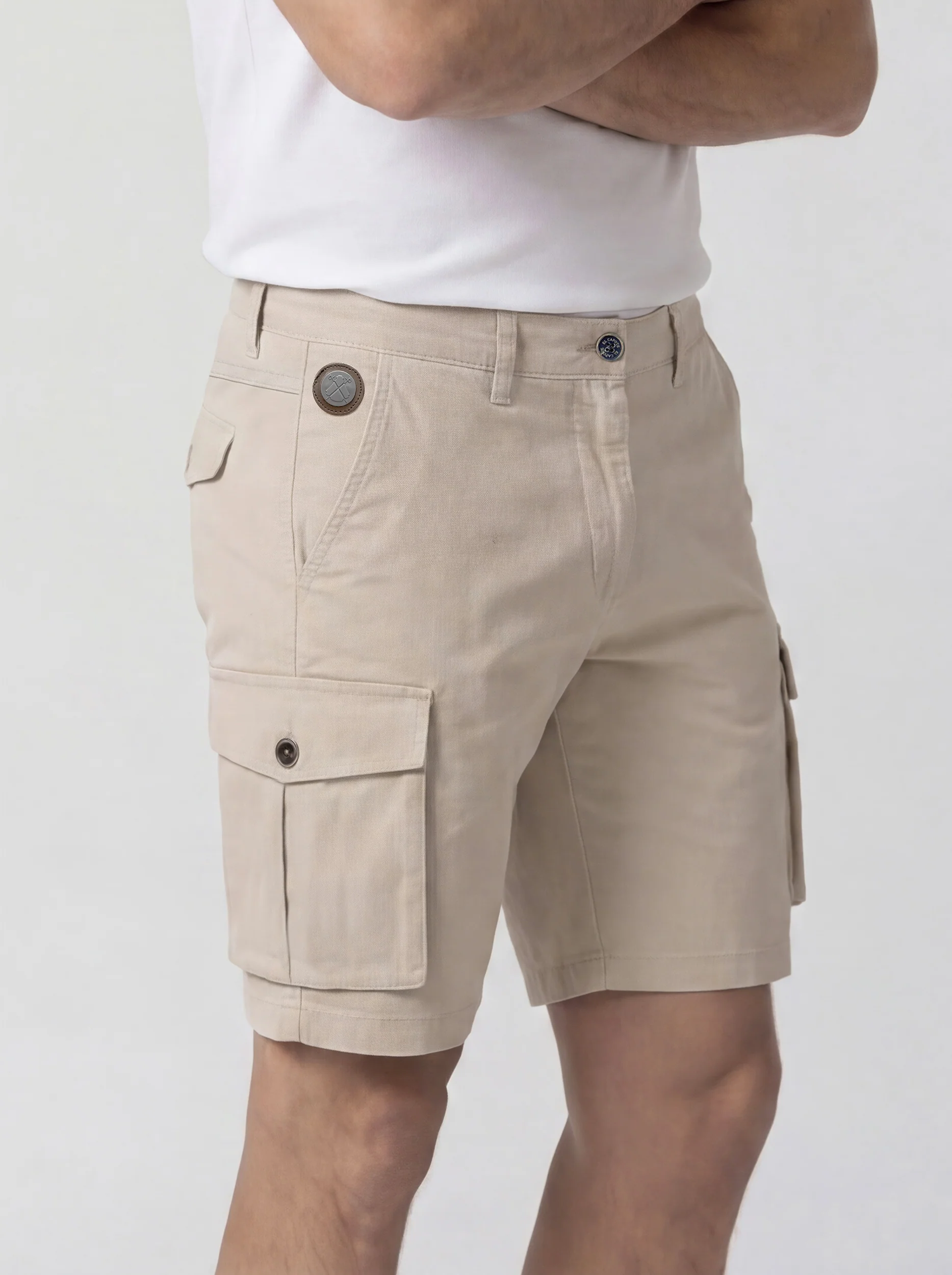 Bermudas Camel Cargo Hombre - Image 2