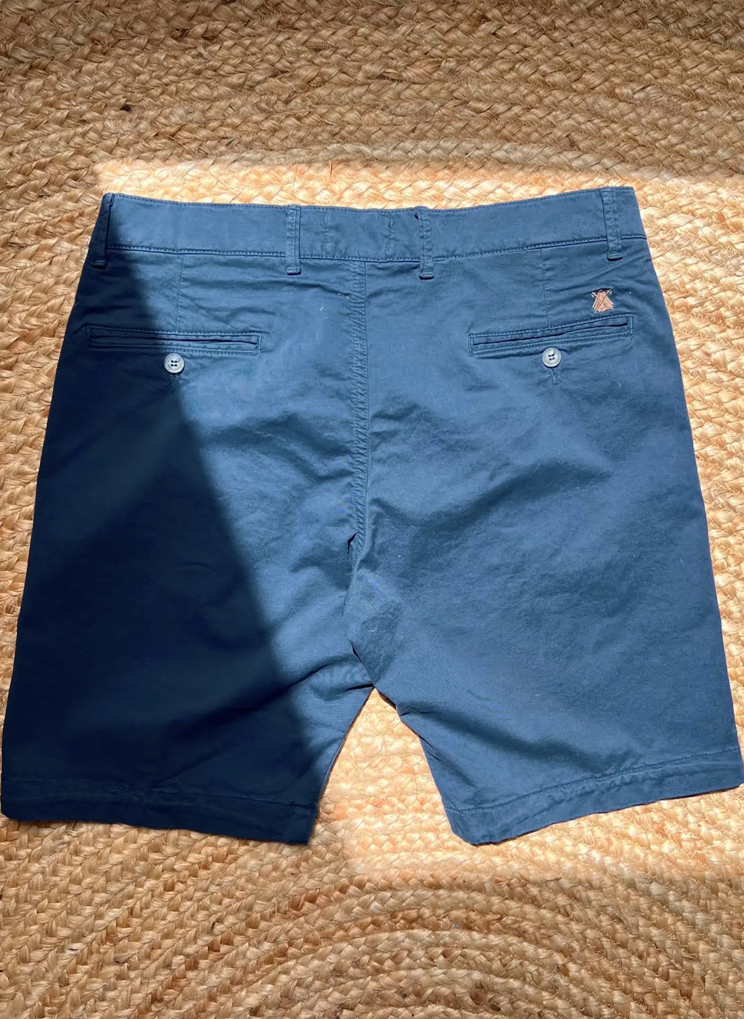 Bermudas Tipo Chino Azul Hombre - Image 3