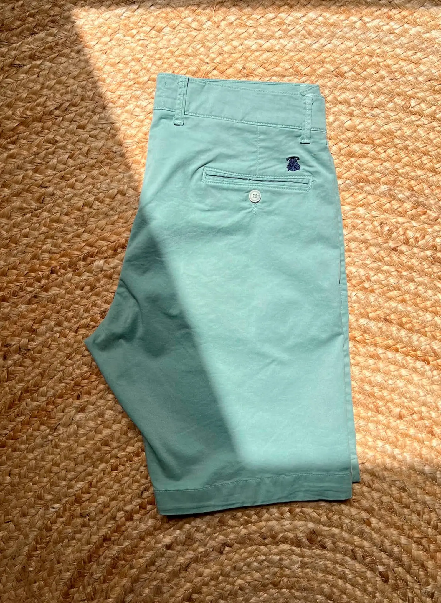 Bermudas Tipo Chino Verde Agua Hombre - Image 3