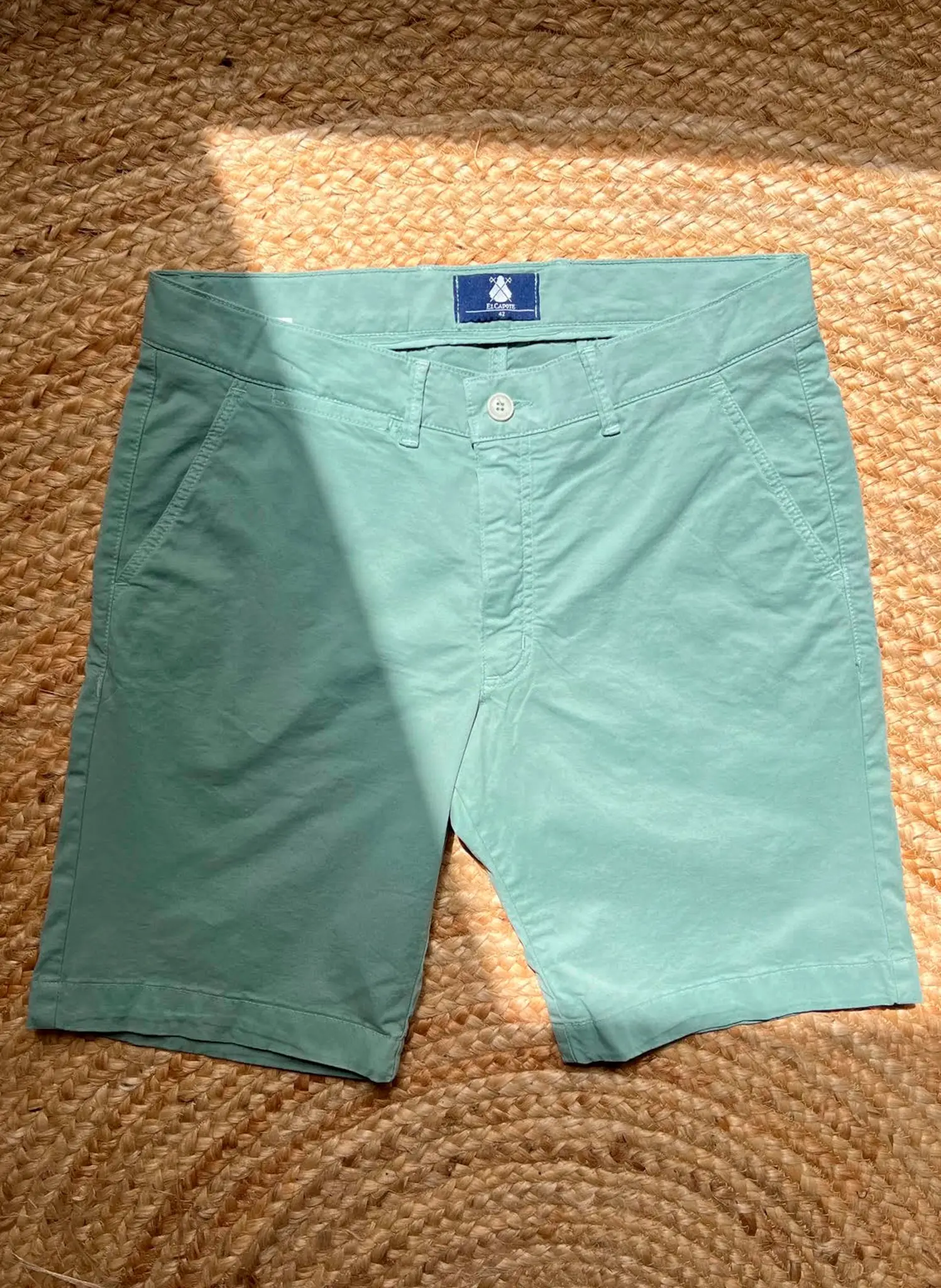 Bermudas Tipo Chino Verde Agua Hombre - Image 5