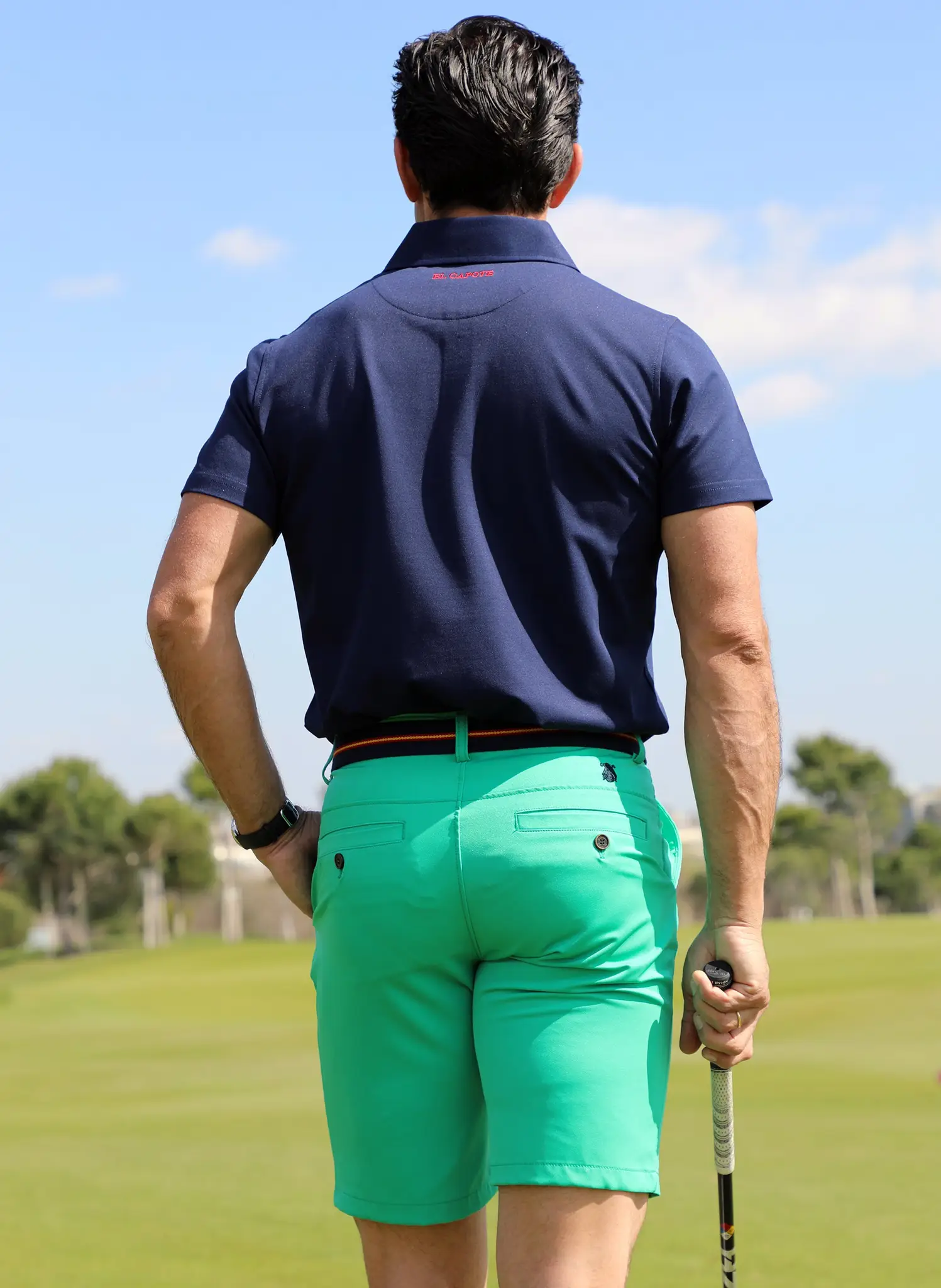 Bermudas Verdes Tejido Técnico Hombre - Image 3