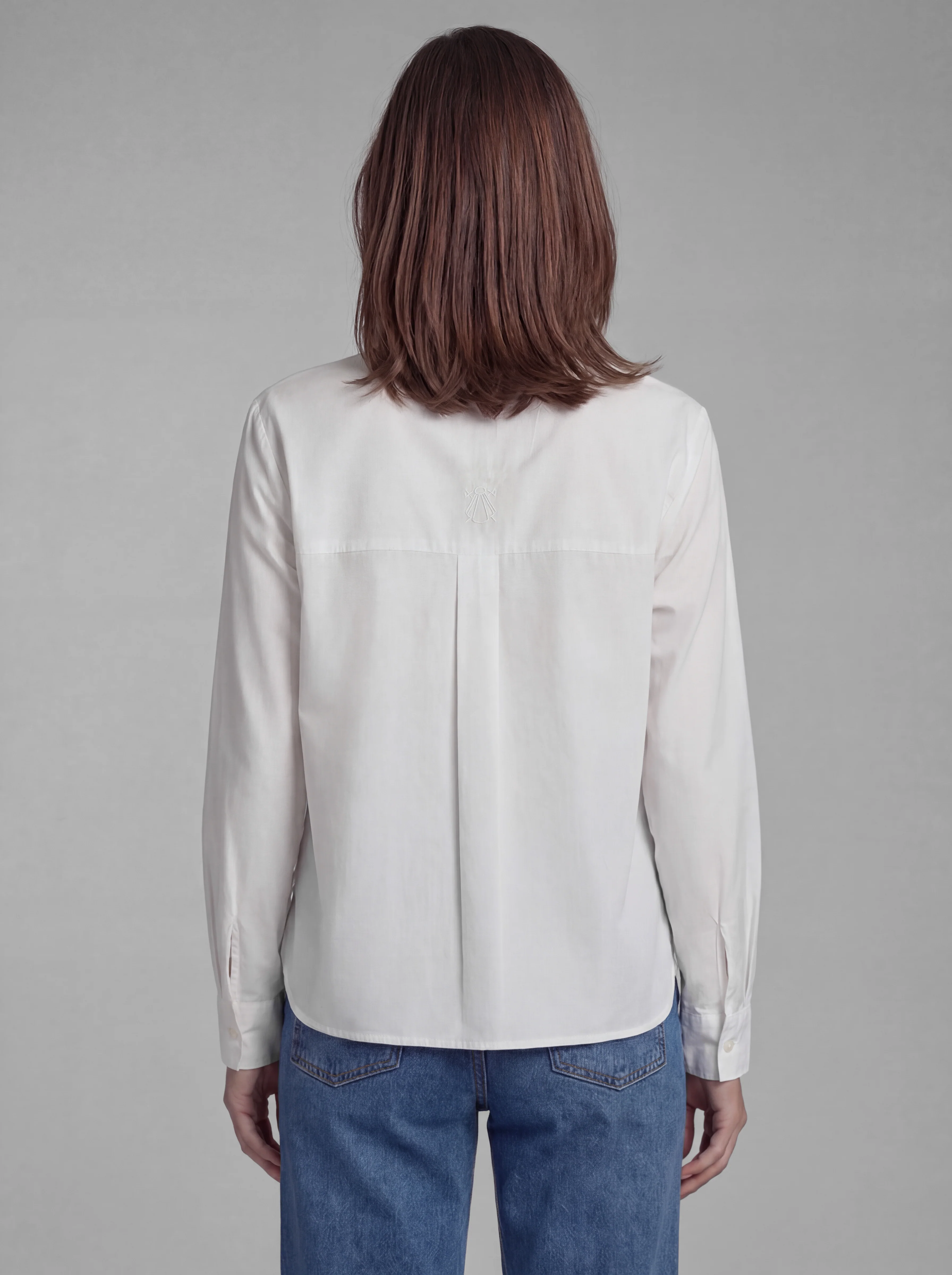 Blusa Blanca Calada Mujer - Image 2