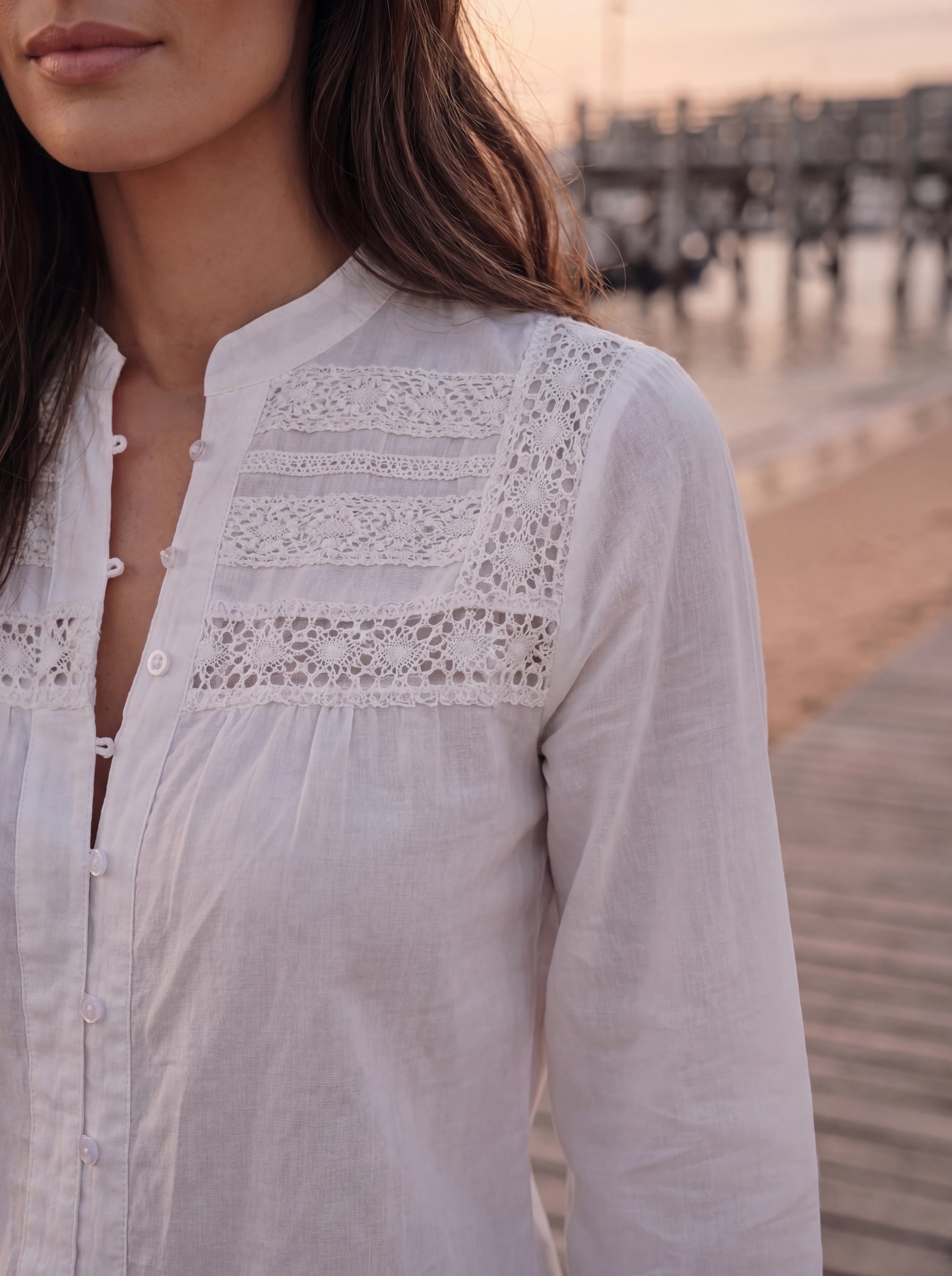 Blusa Blanca Castilla Mujer - Image 2
