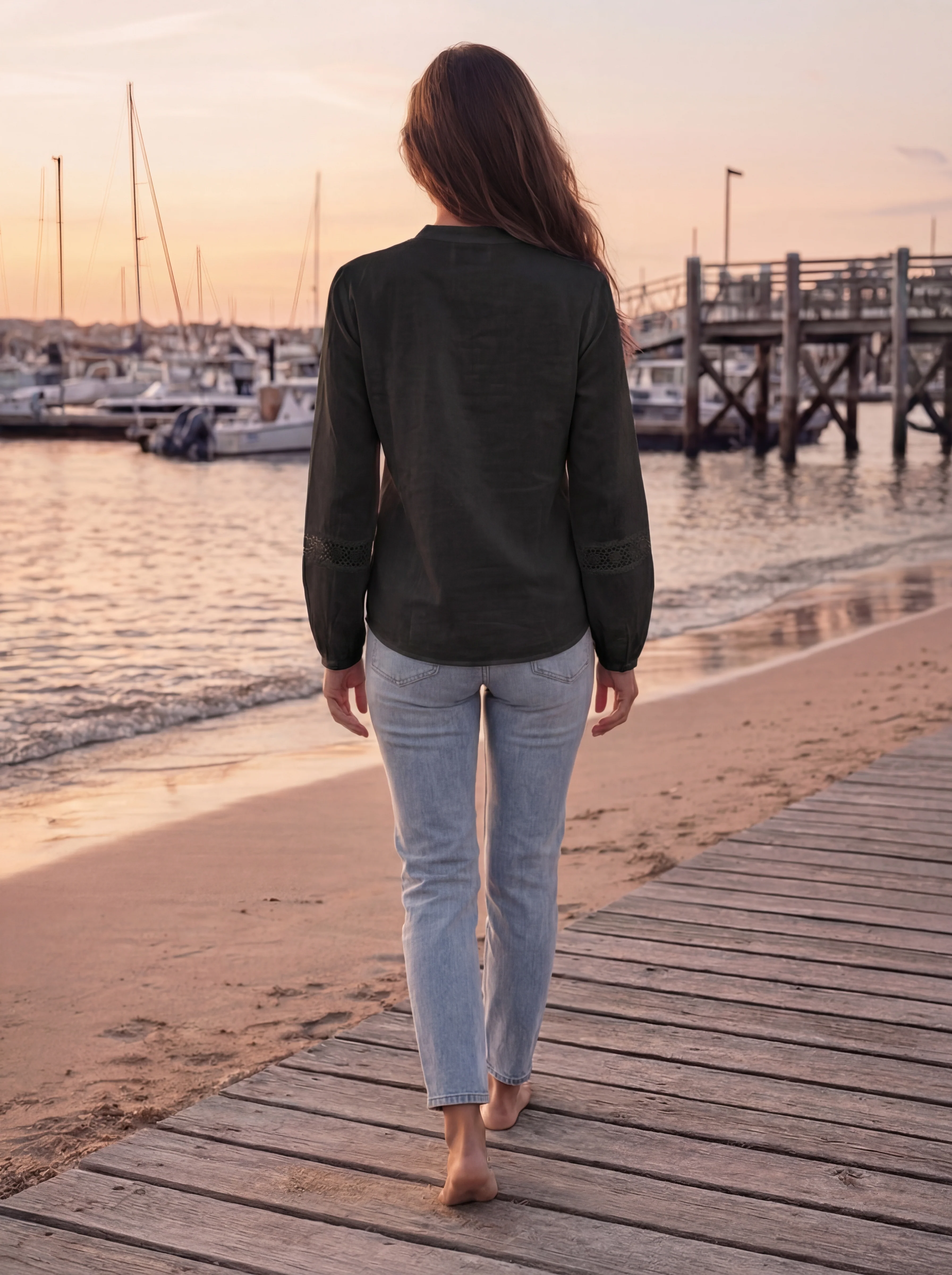 Blusa Negra Castilla Mujer - Image 3
