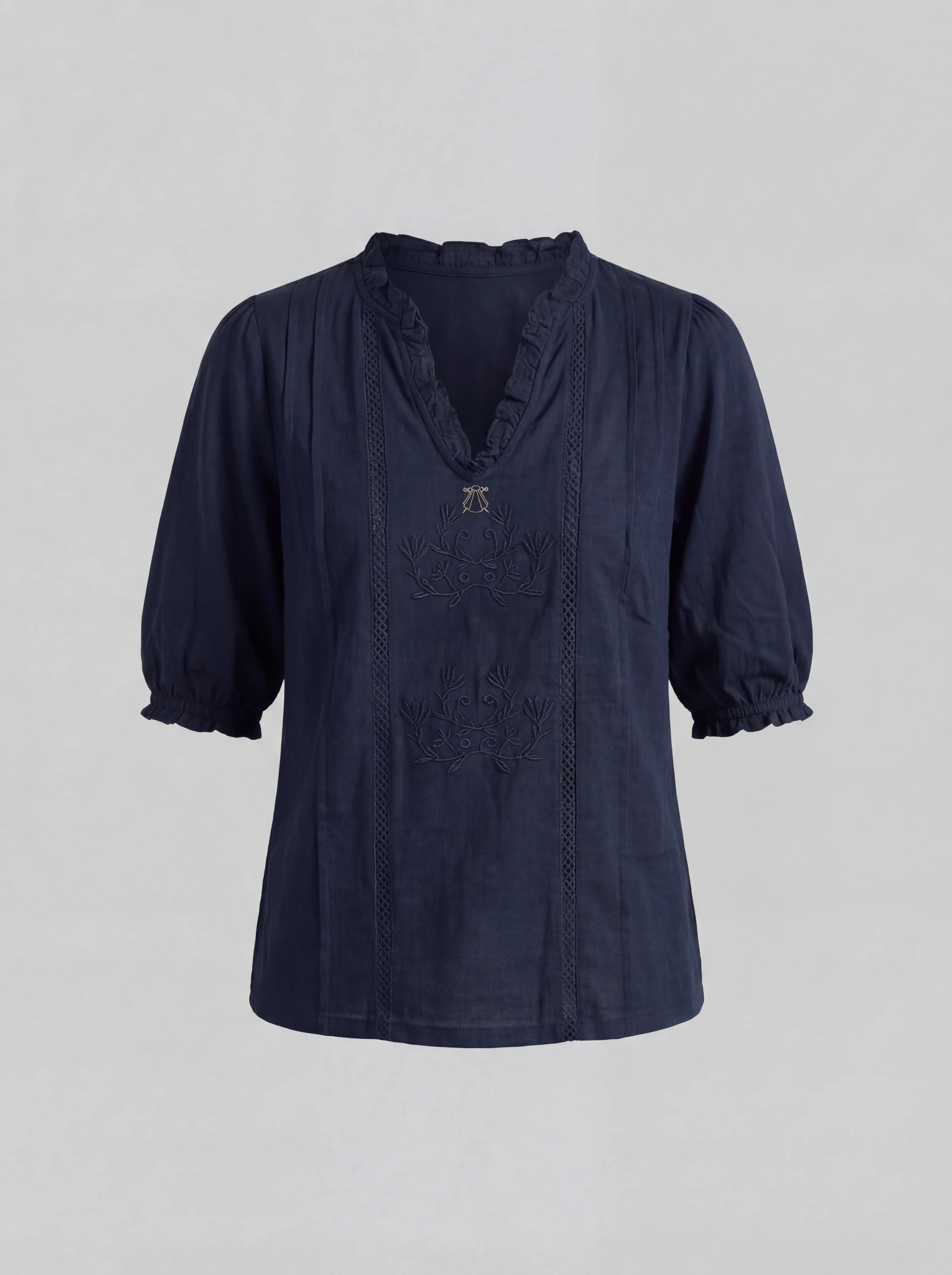 Blusa Romántica Marino Mujer - Image 3