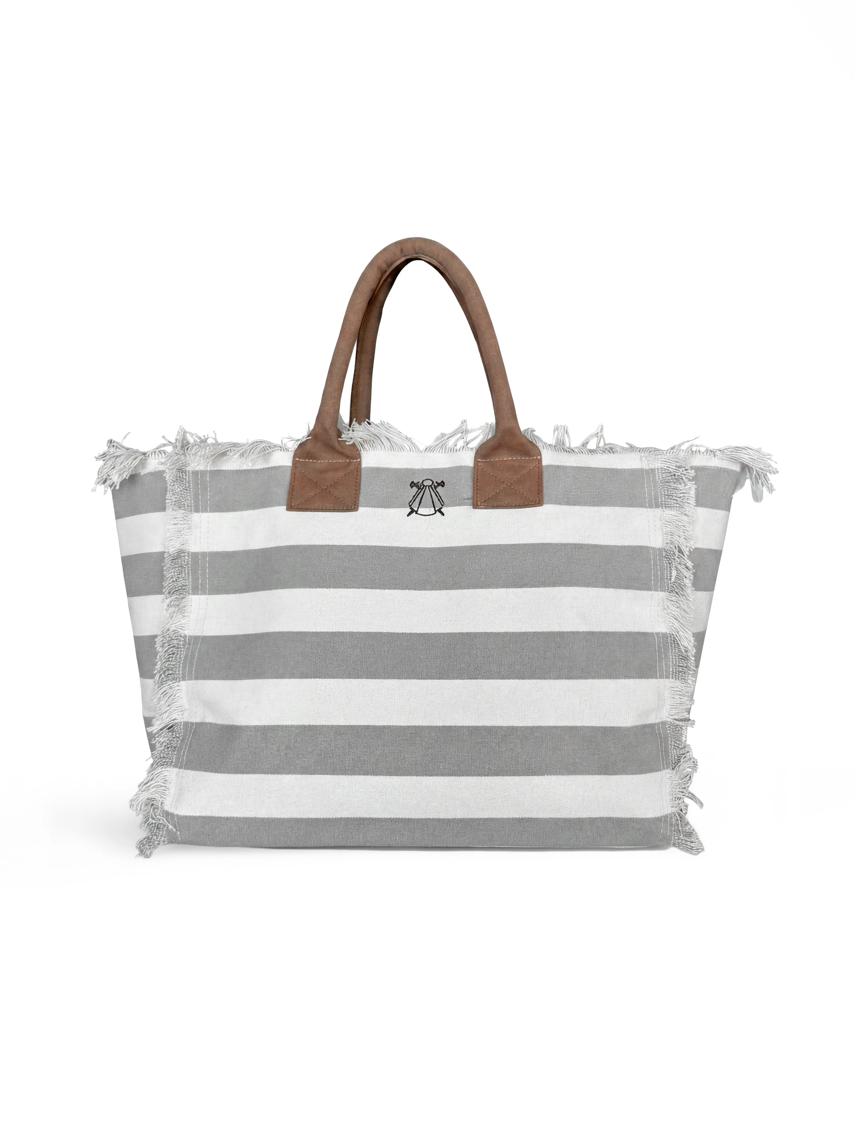 Bolso Tote Lona Rayas Mujer - Image 3