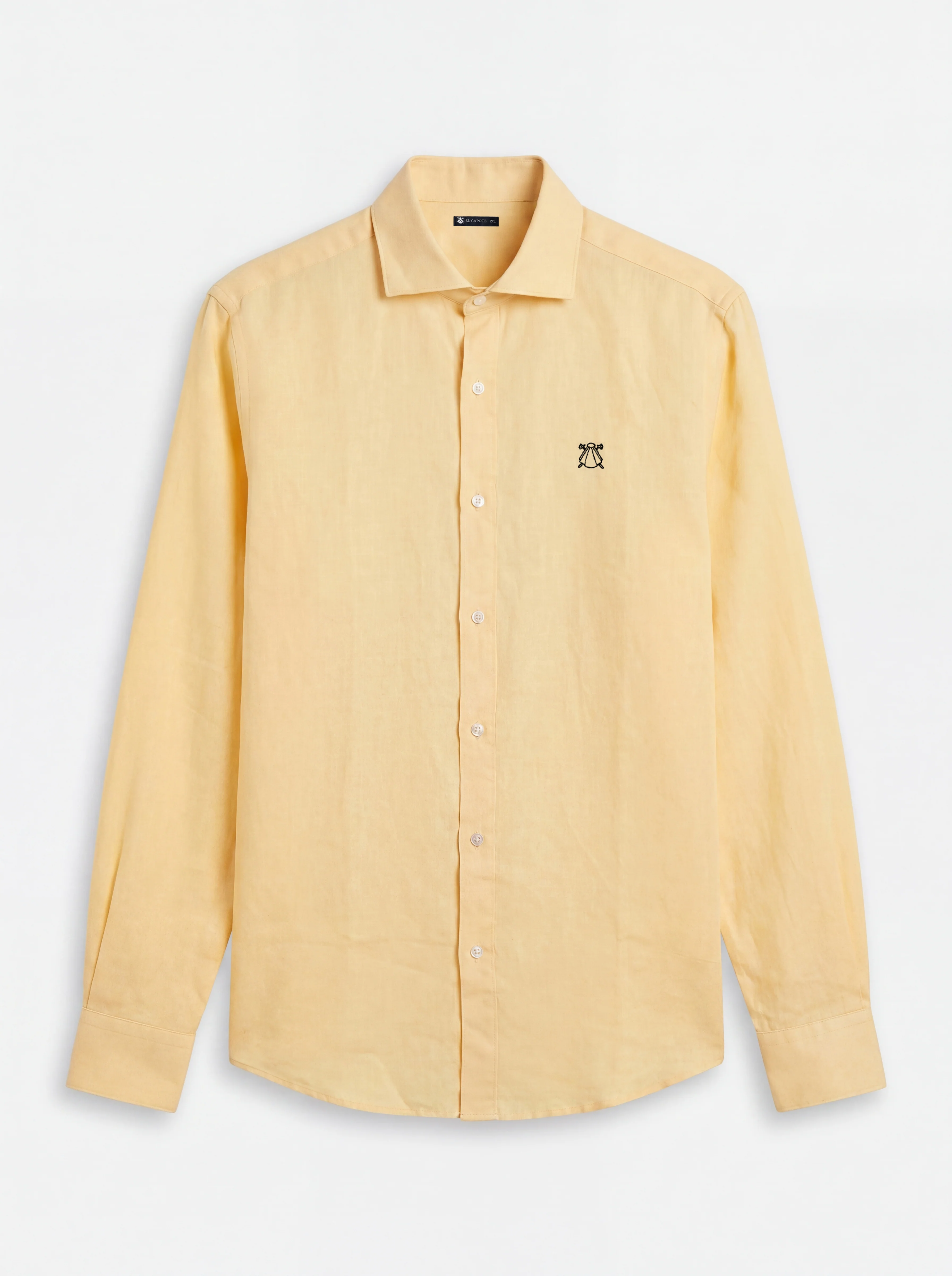 Camisa Amarilla Lino Hombre - Image 2