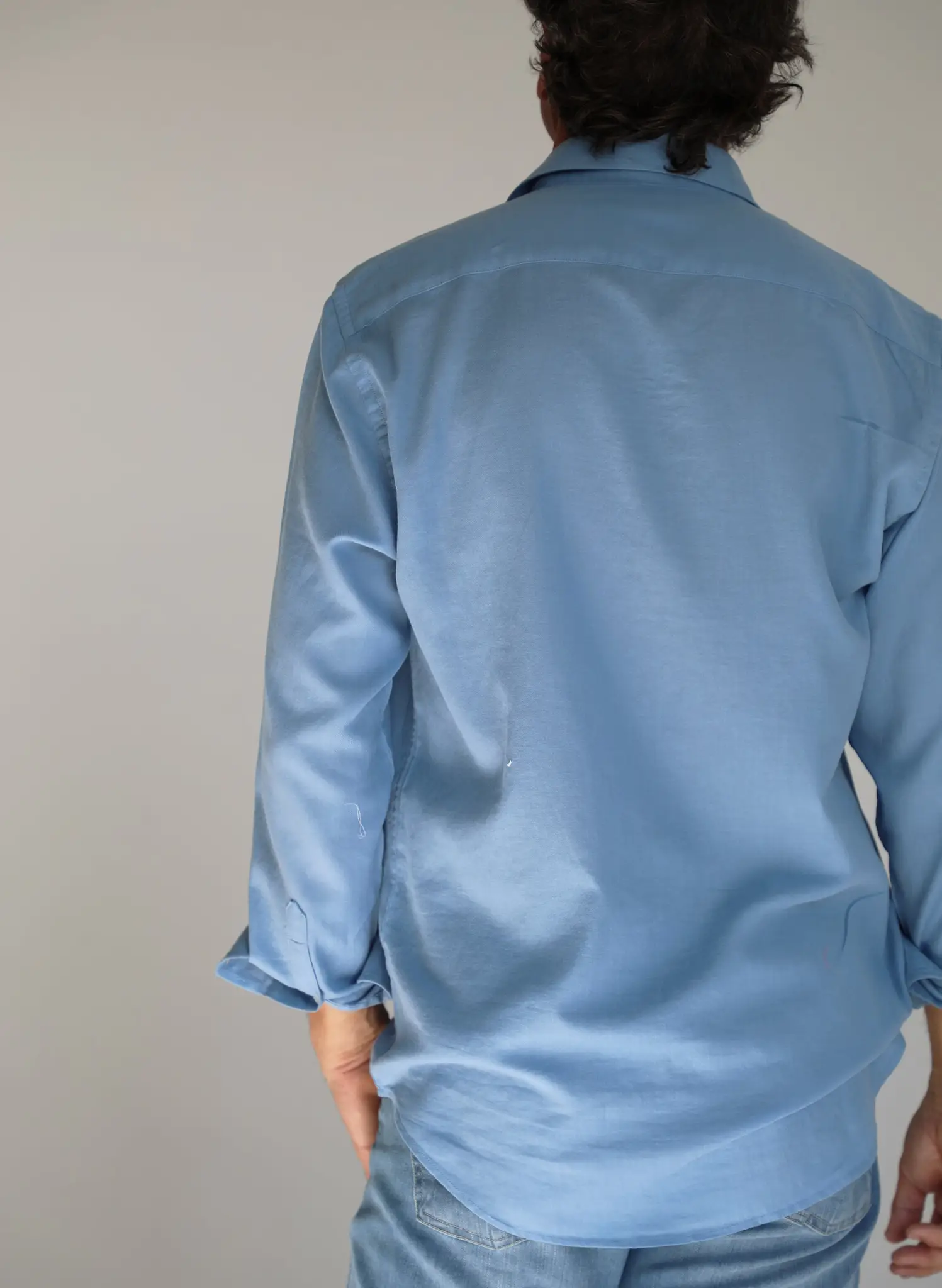 Camisa Azul Denim Shibuya Hombre - Image 4