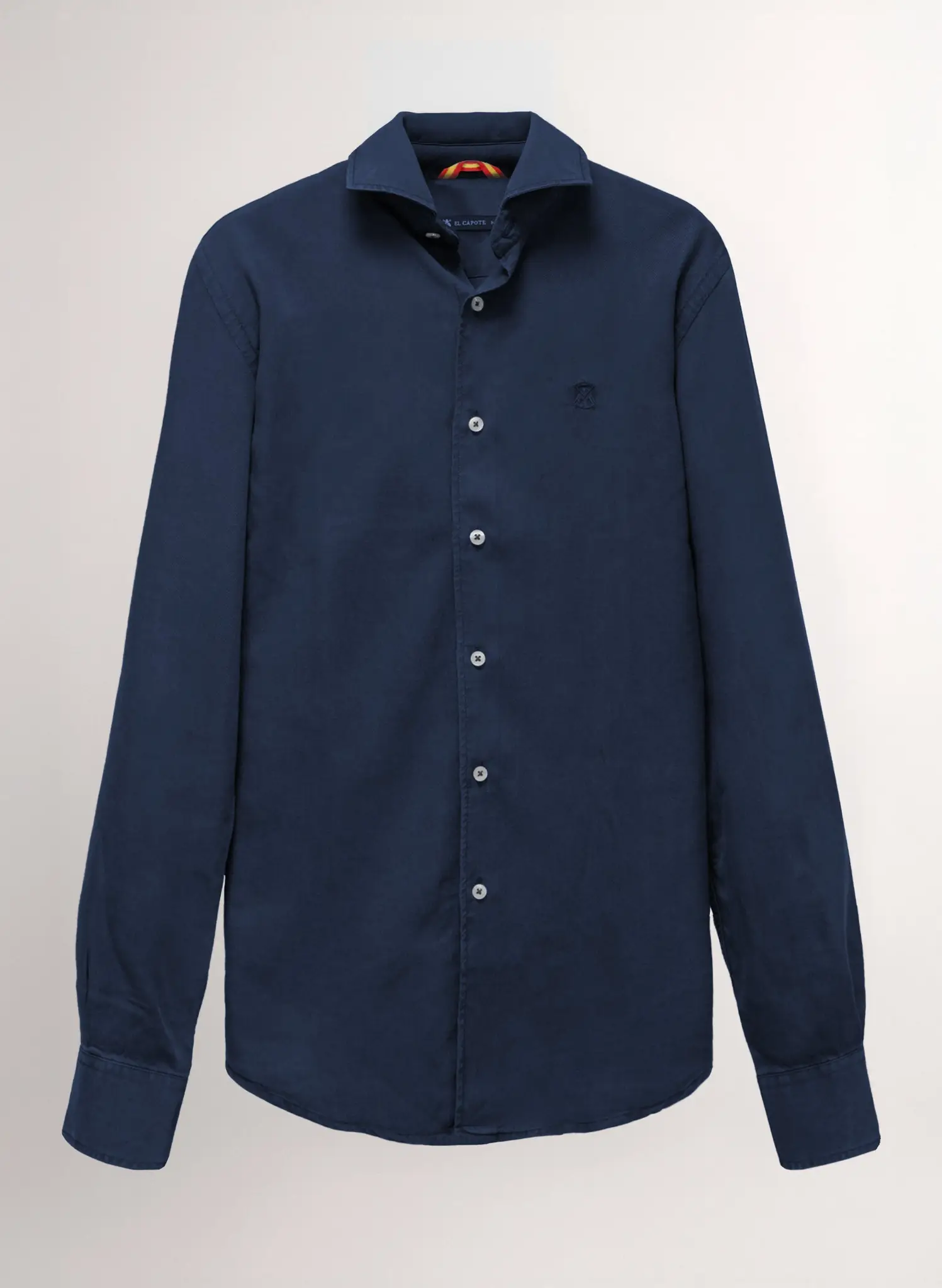 Camisa Azul Tencel Hombre - Image 2