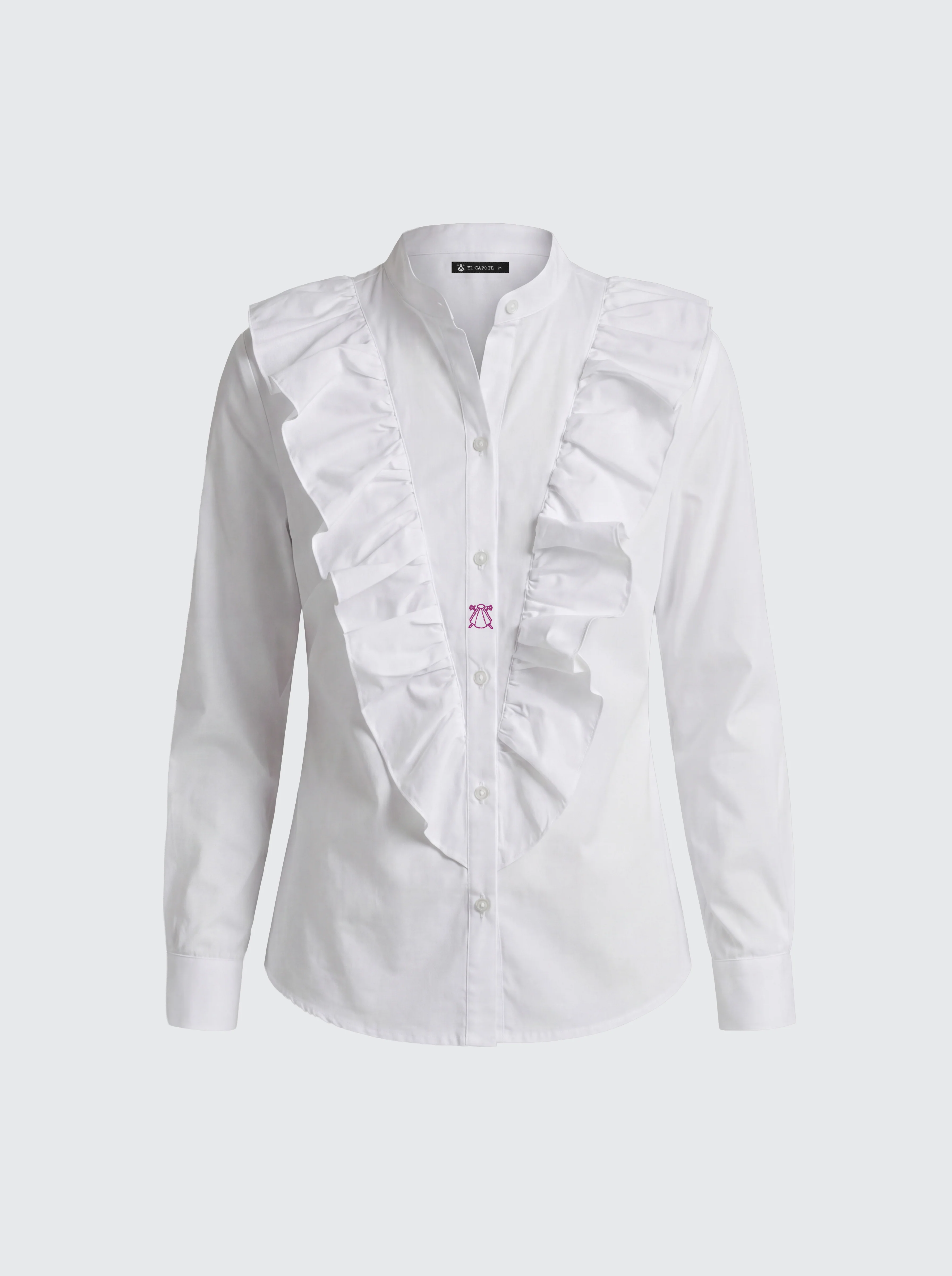 Camisa Blanca Flamenca Mujer - Image 2