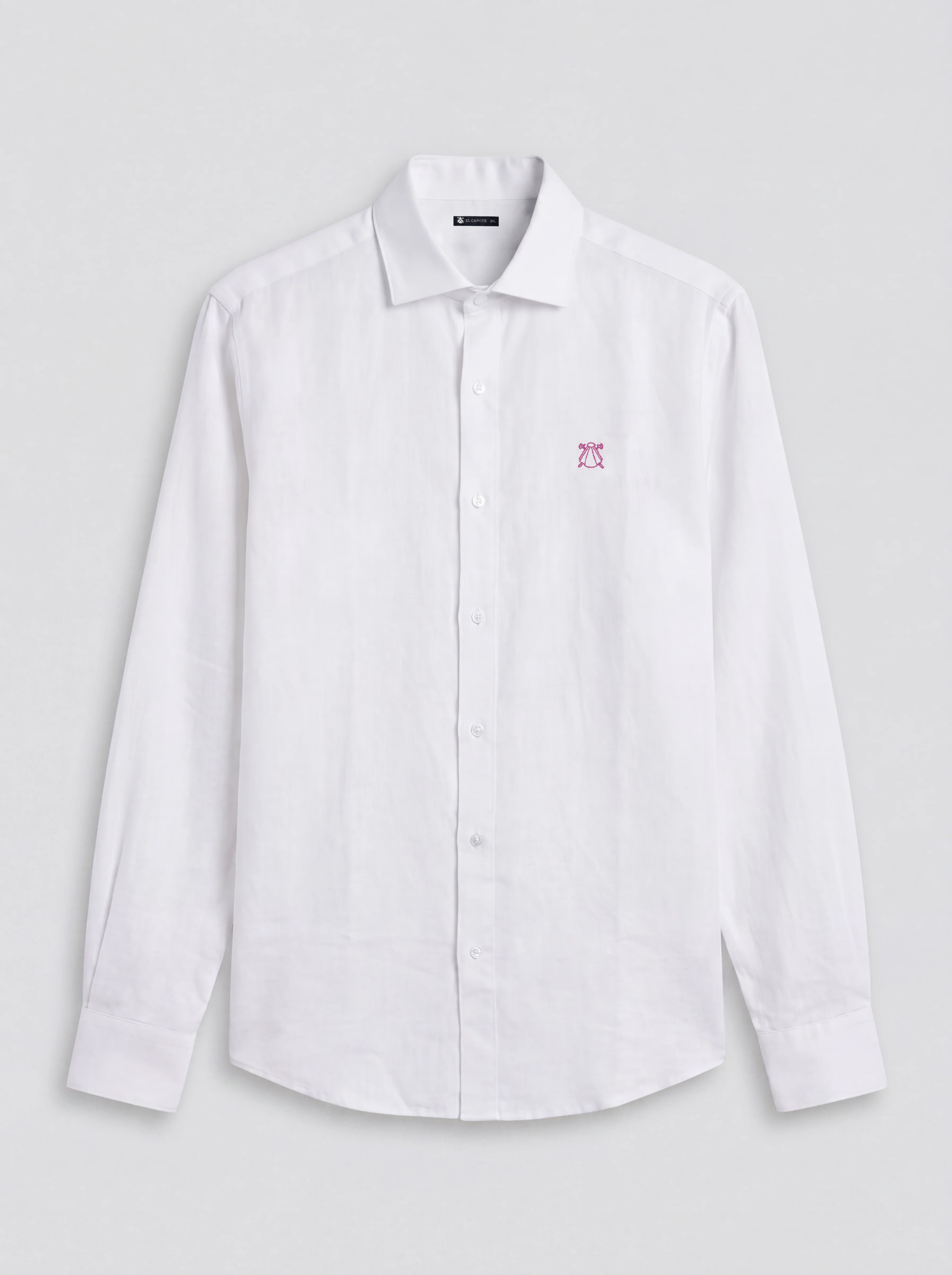 Camisa Blanca Lino Hombre - Image 2