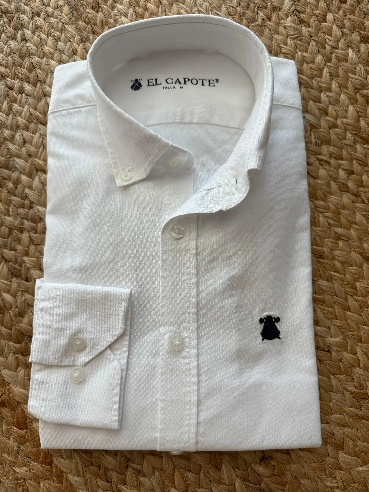 Camisa Blanca Cuello Botón Hombre - Image 4