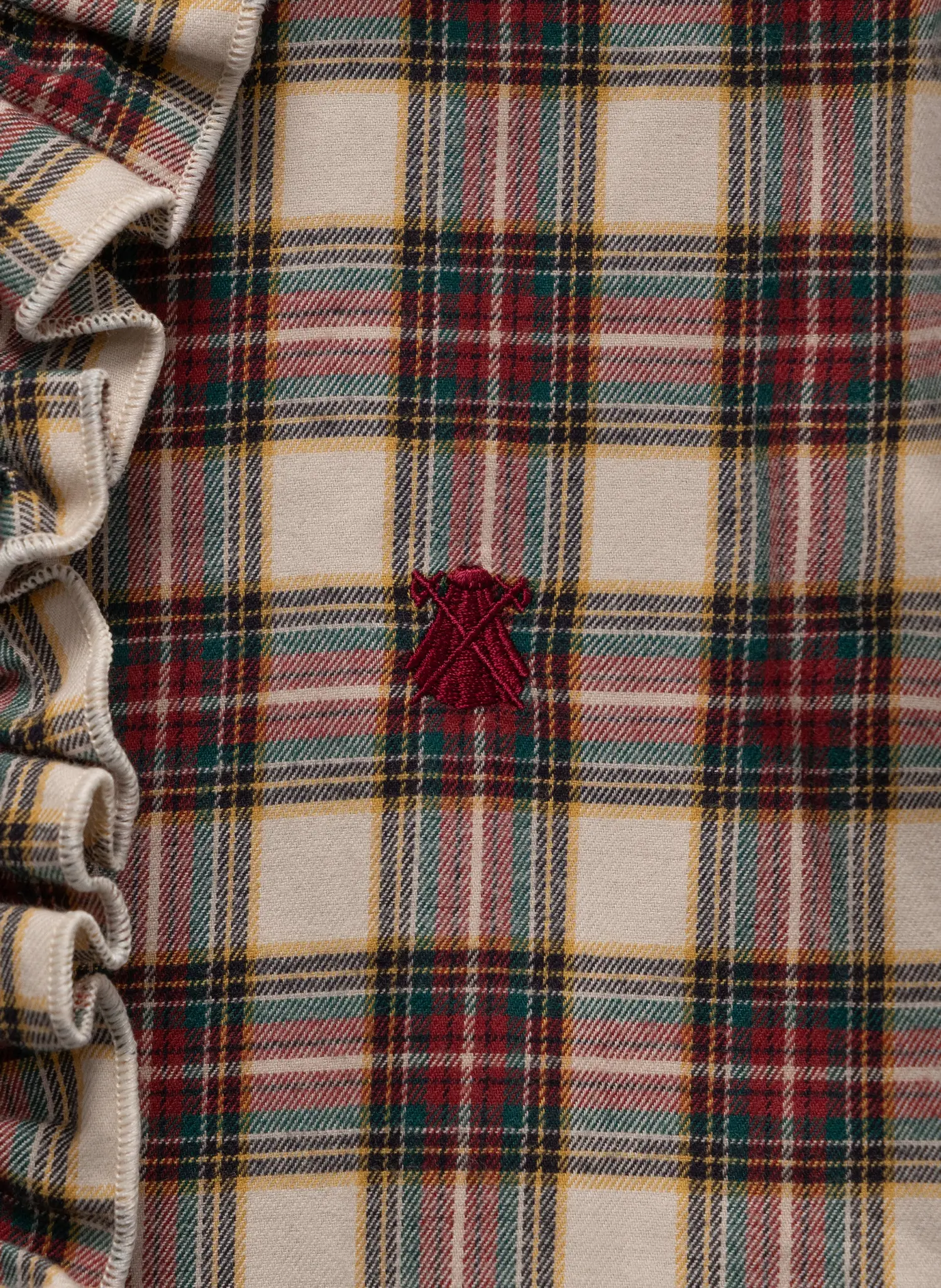 Camisa Cuadros Caza Villela Volantes Mujer - Image 3