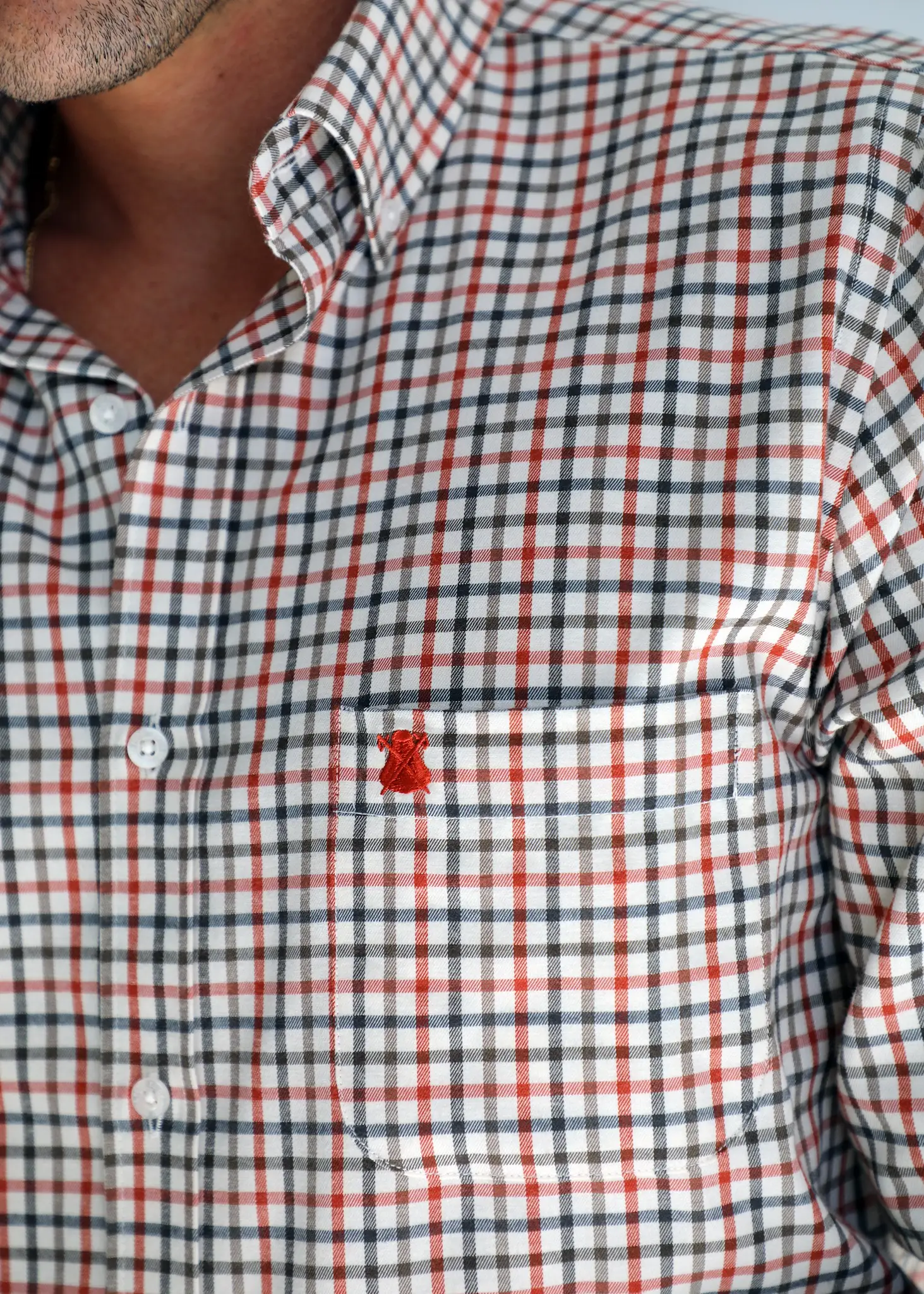 Camisa Cuadros Villela Fina Hombre - Image 4