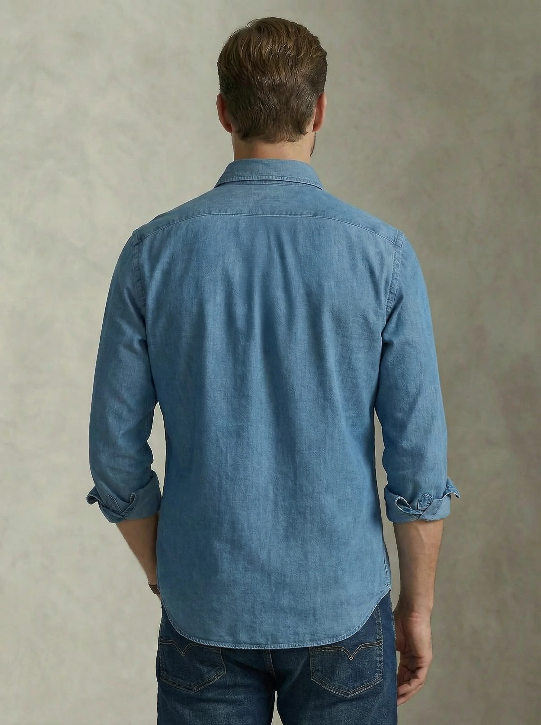 Camisa Denim Classic Hombre - Image 3