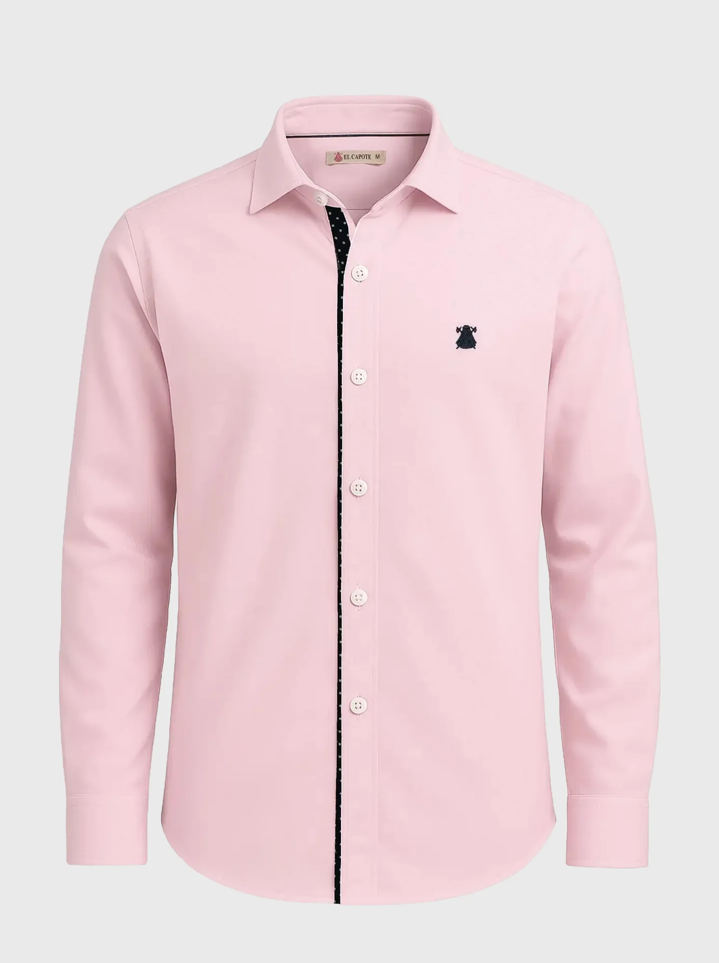 Camisa Rosa Palo Cinta Lunares Hombre - Image 2