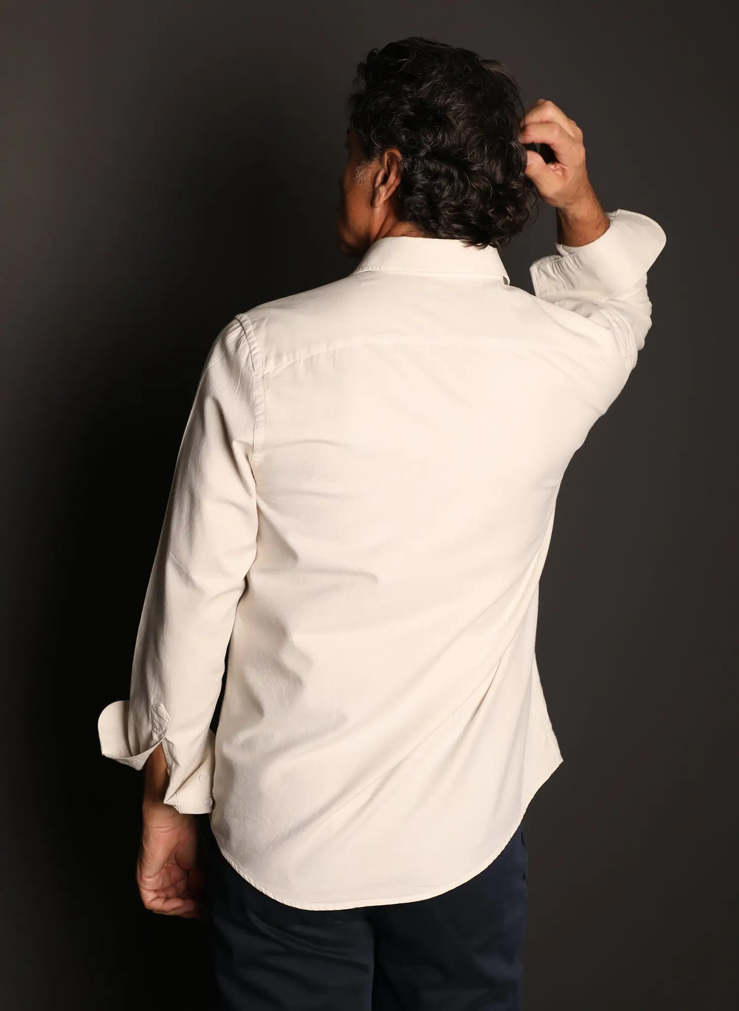 Camisa Camel Nido de Abeja Hombre - Image 4