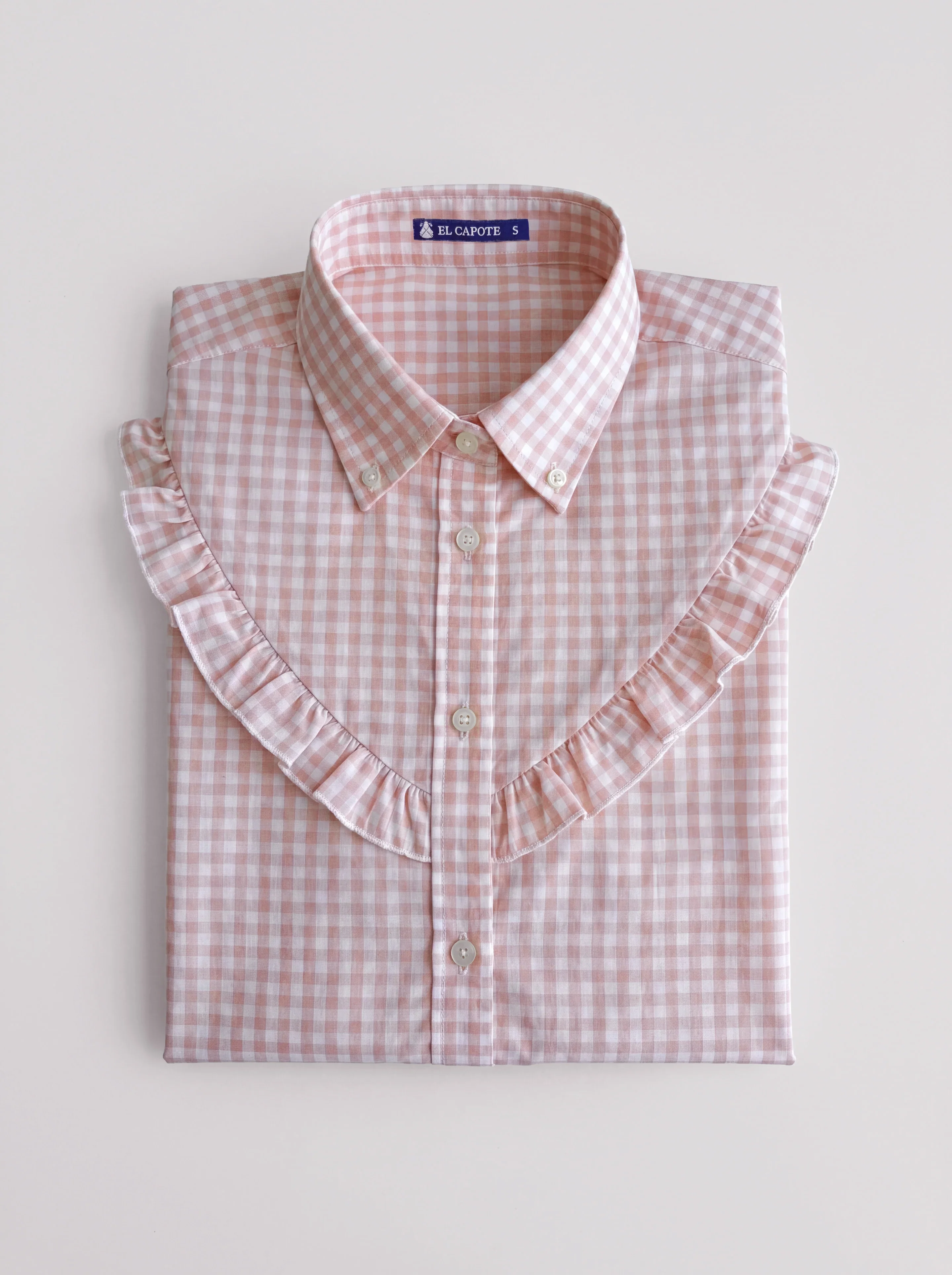 Camisa Rodeo Vichy Rosa Mujer - Image 4