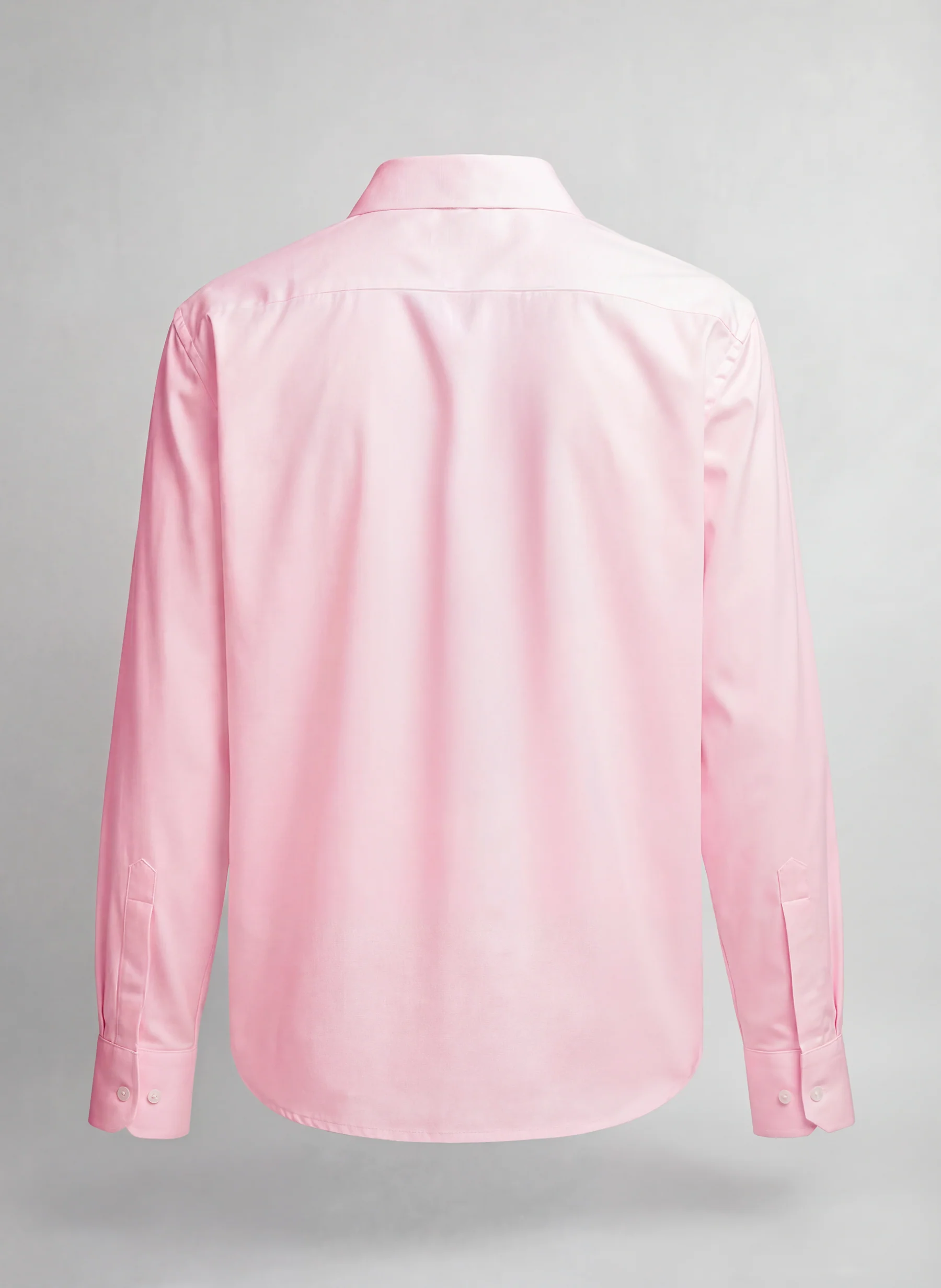Camisa Rosa Oxford  Cuello Italiano Mujer - Image 3