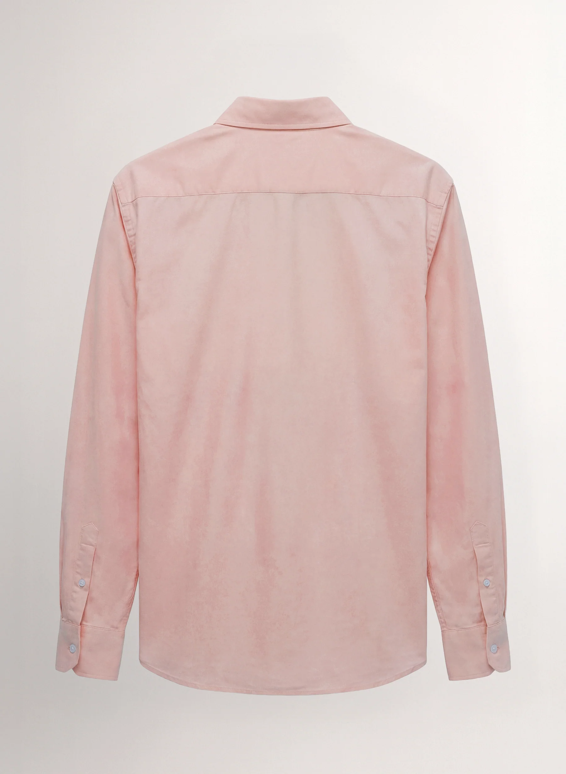 Camisa Rosa Popelín Cuello Botón Hombre - Image 3