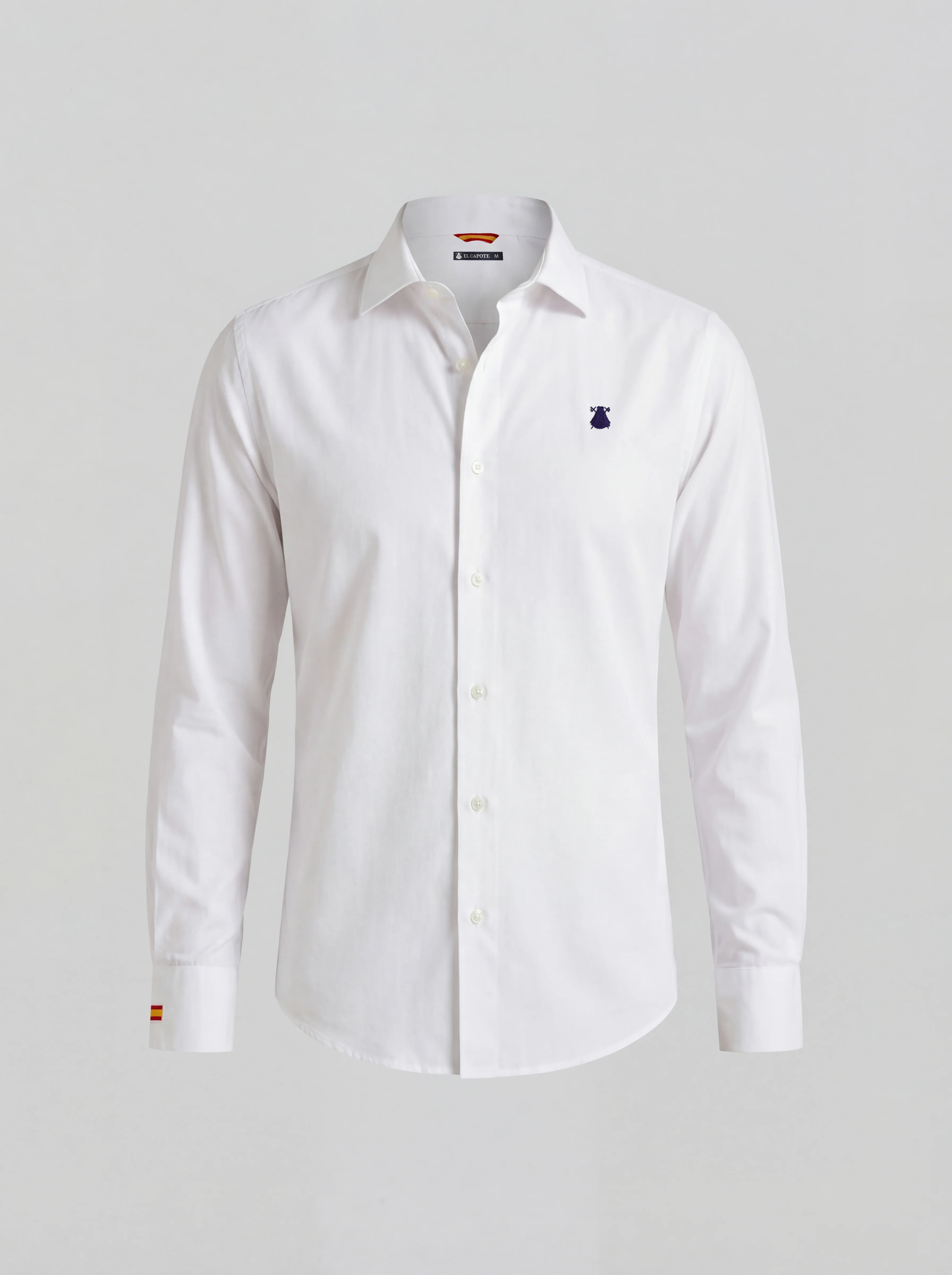 Camisa Blanca Bandera España Puño Hombre - Image 2