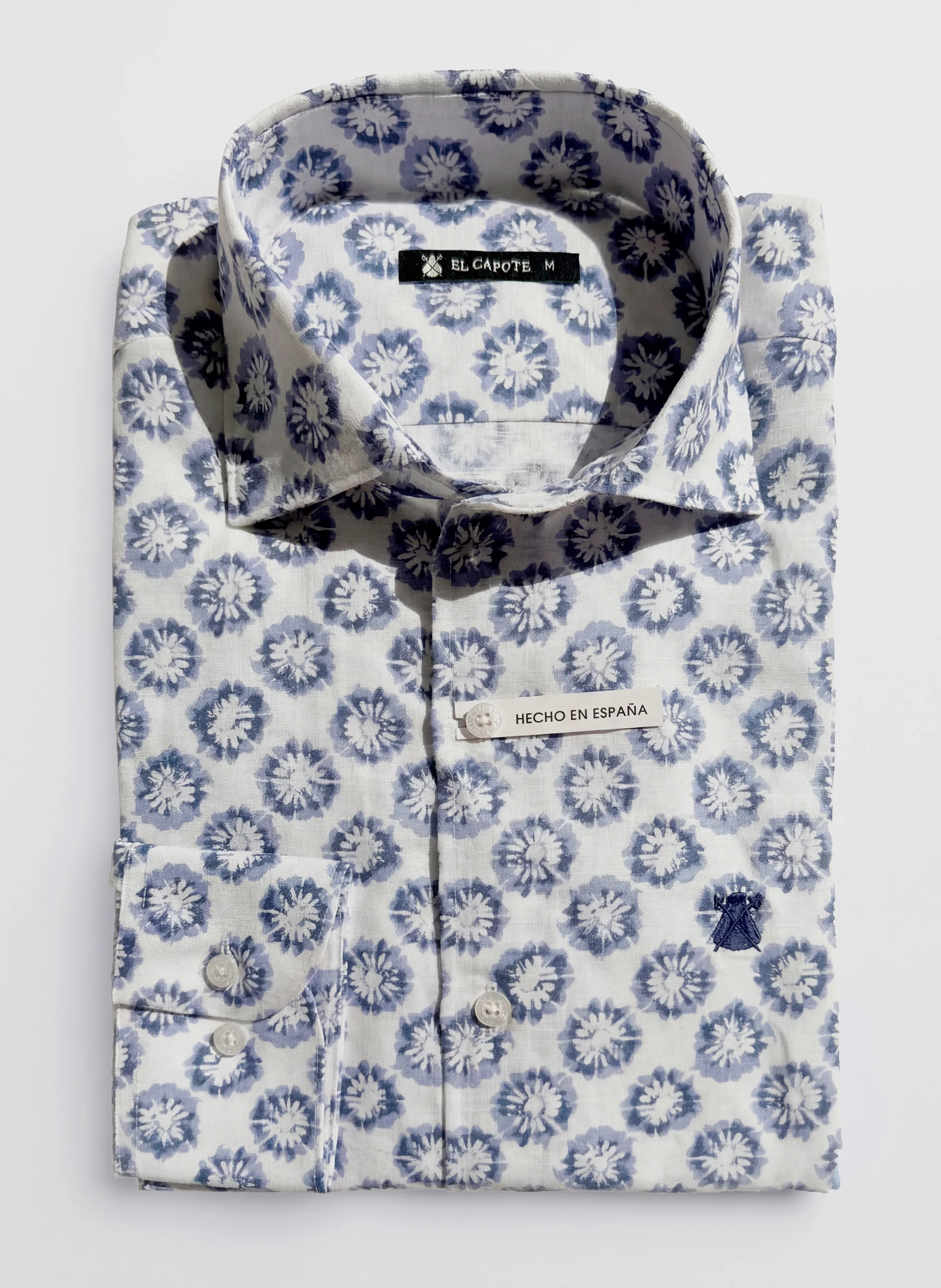Camisa Soles Azules Lino Hombre - Image 2