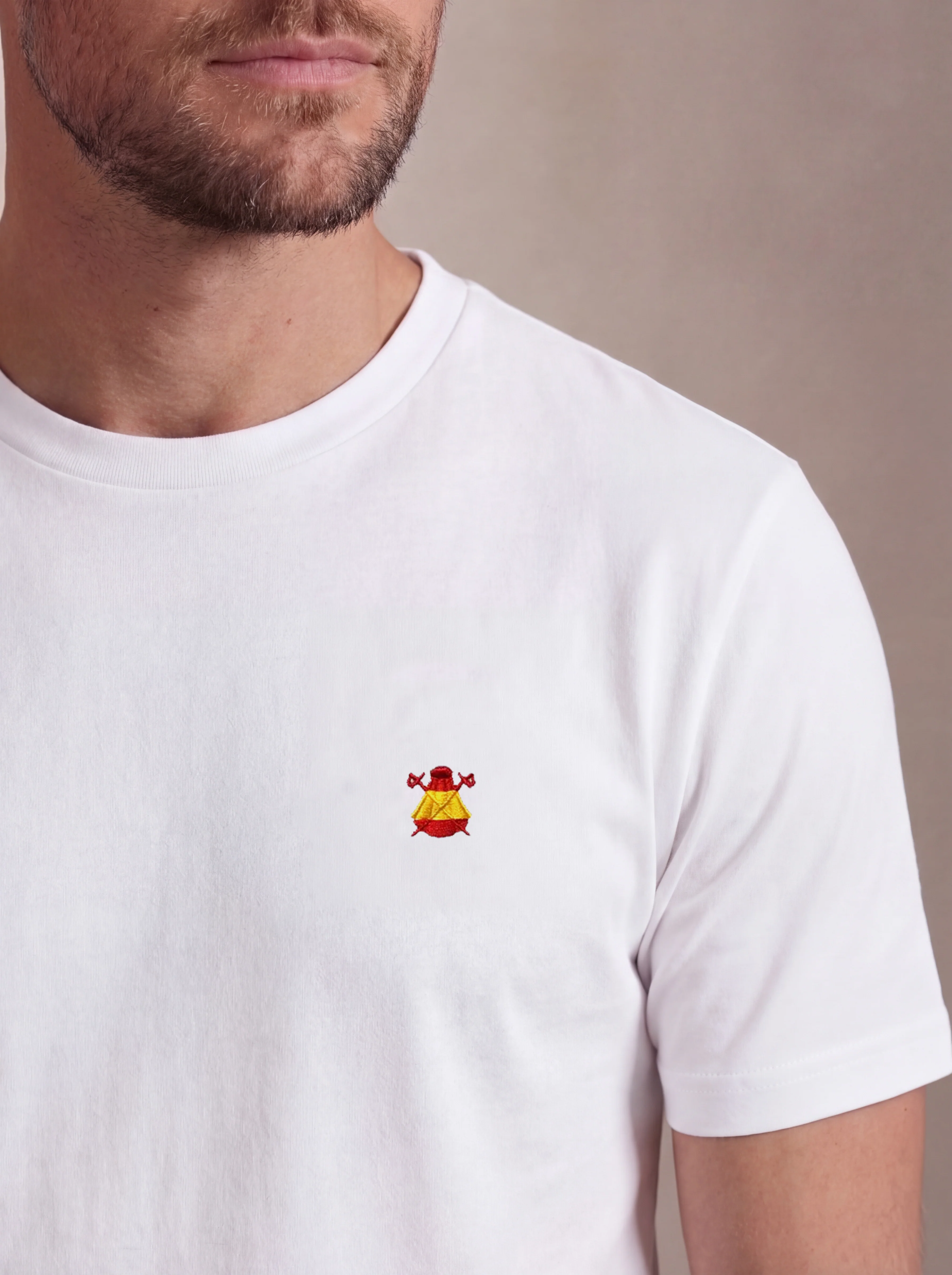 Camiseta Blanca España Hombre - Image 3