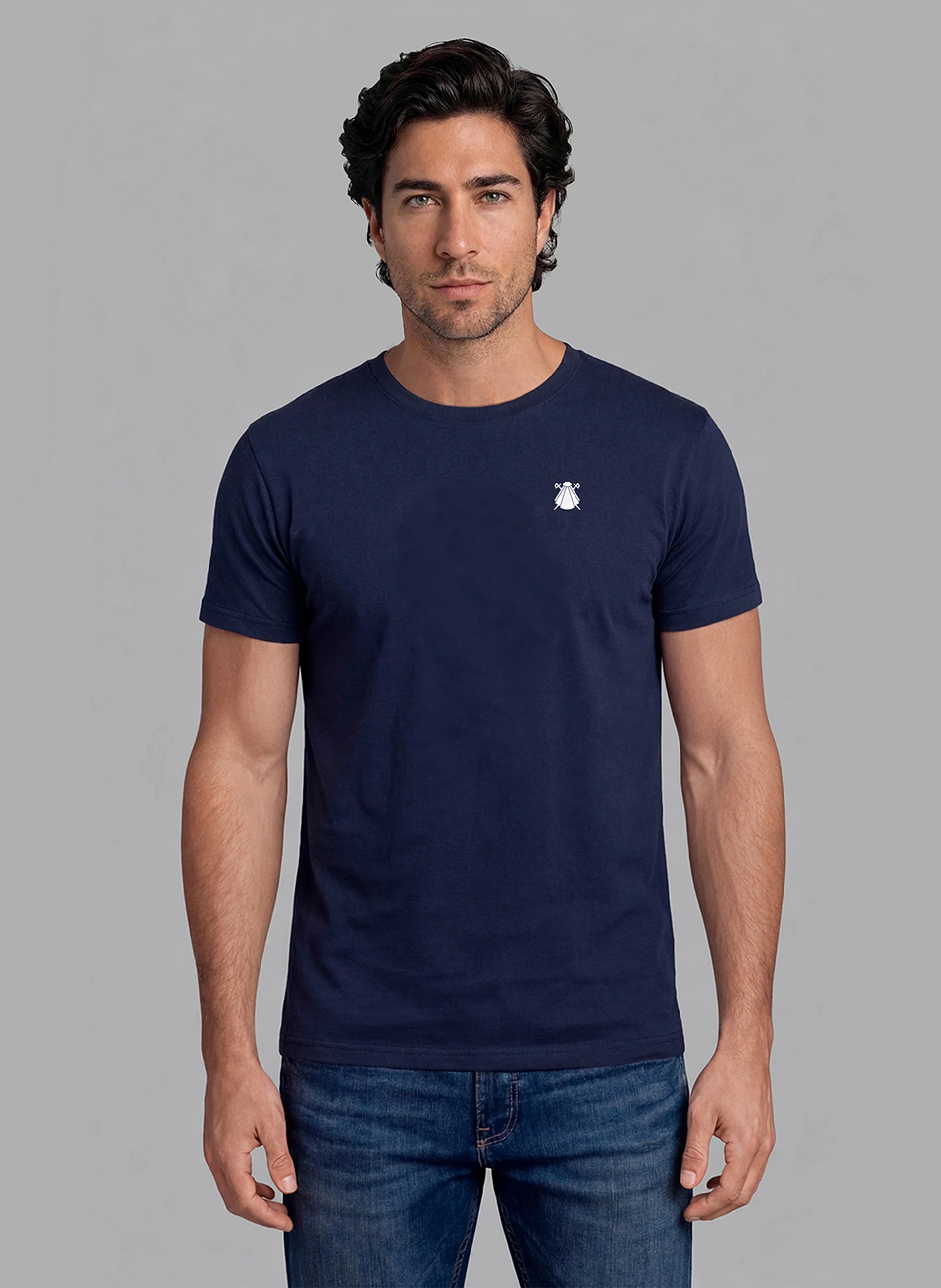 Camiseta Azul Marino La Gloria Hombre - Image 2