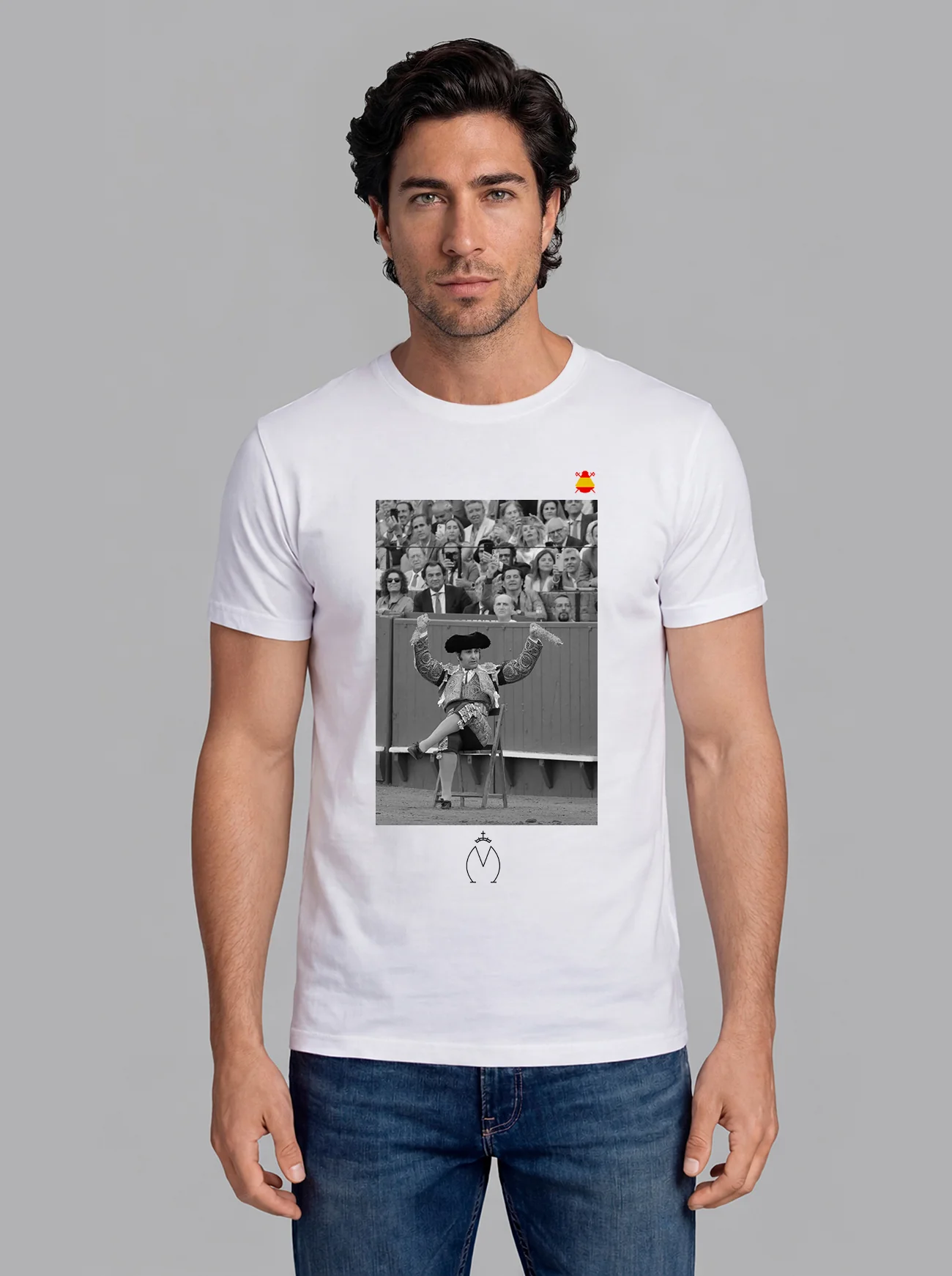 Camiseta Blanca Morante Silla Hombre
