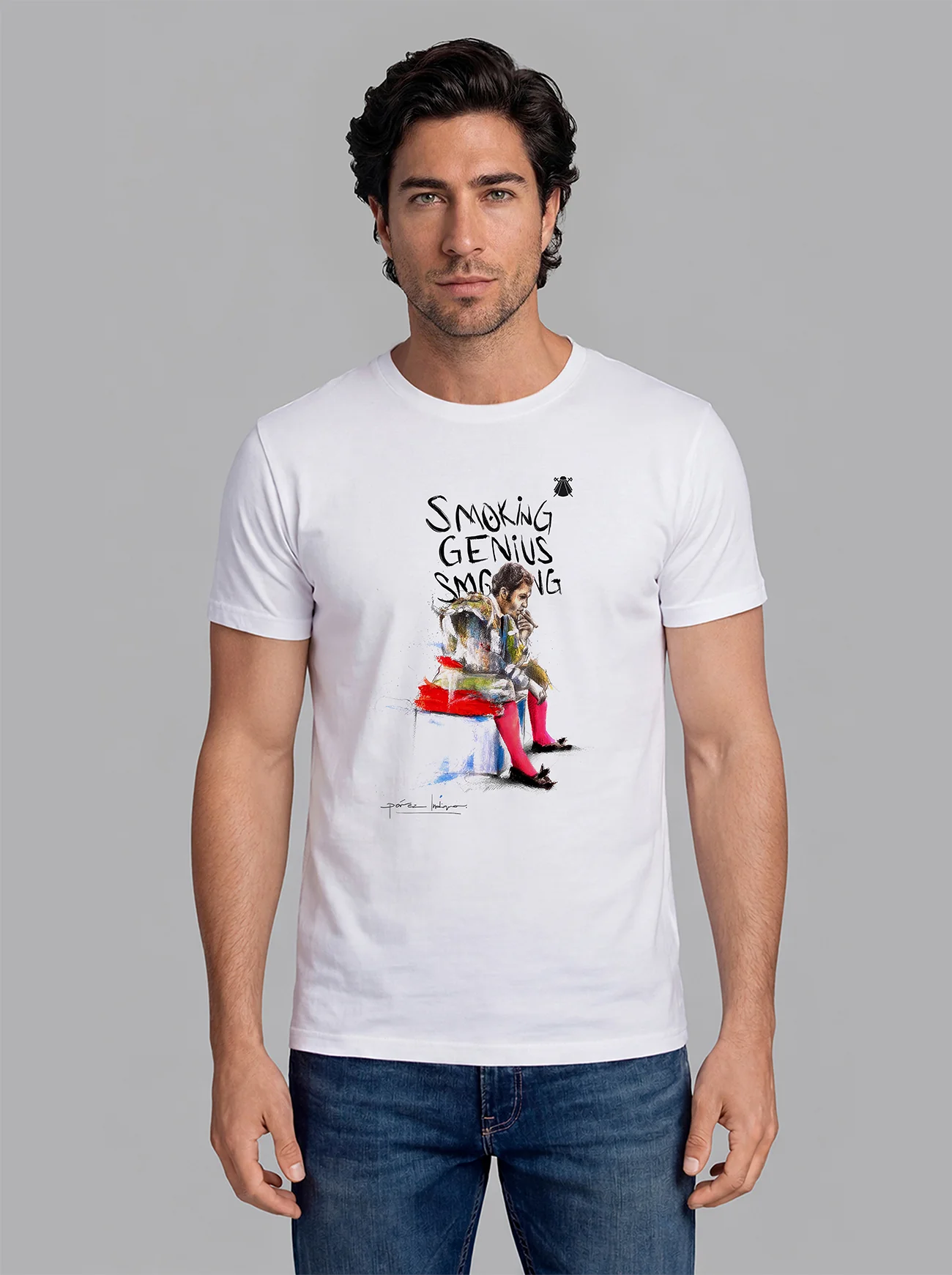 Camiseta Blanca Personalizable Hombre - Image 15