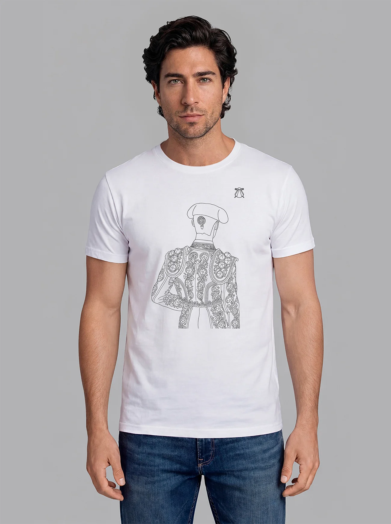Camiseta Blanca Personalizable Hombre - Image 17
