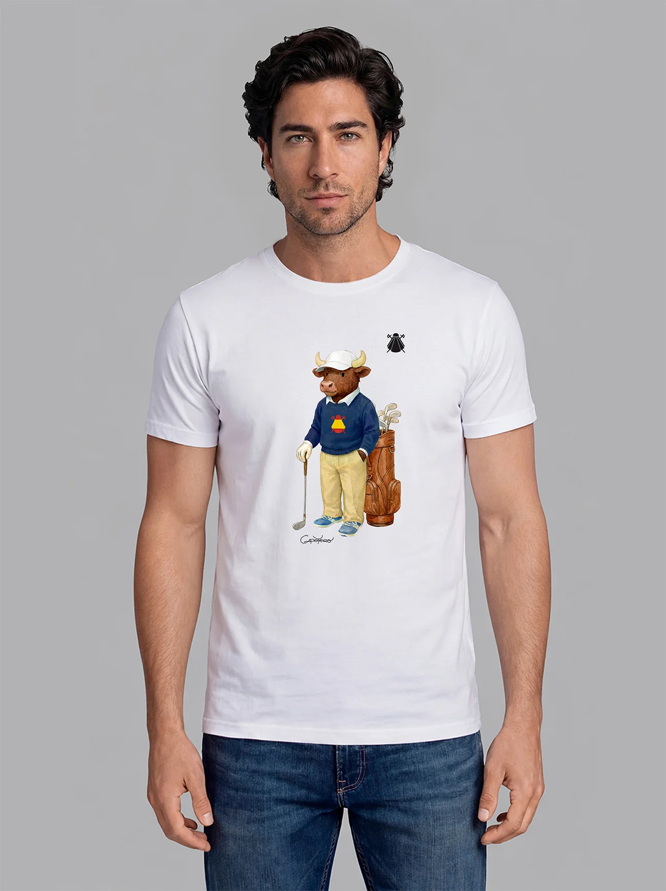 Camiseta Blanca Personalizable Hombre - Image 19