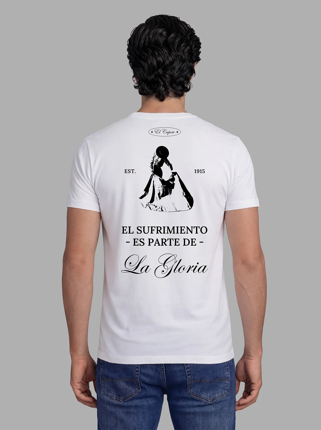 Camiseta Blanca Personalizable Hombre - Image 28