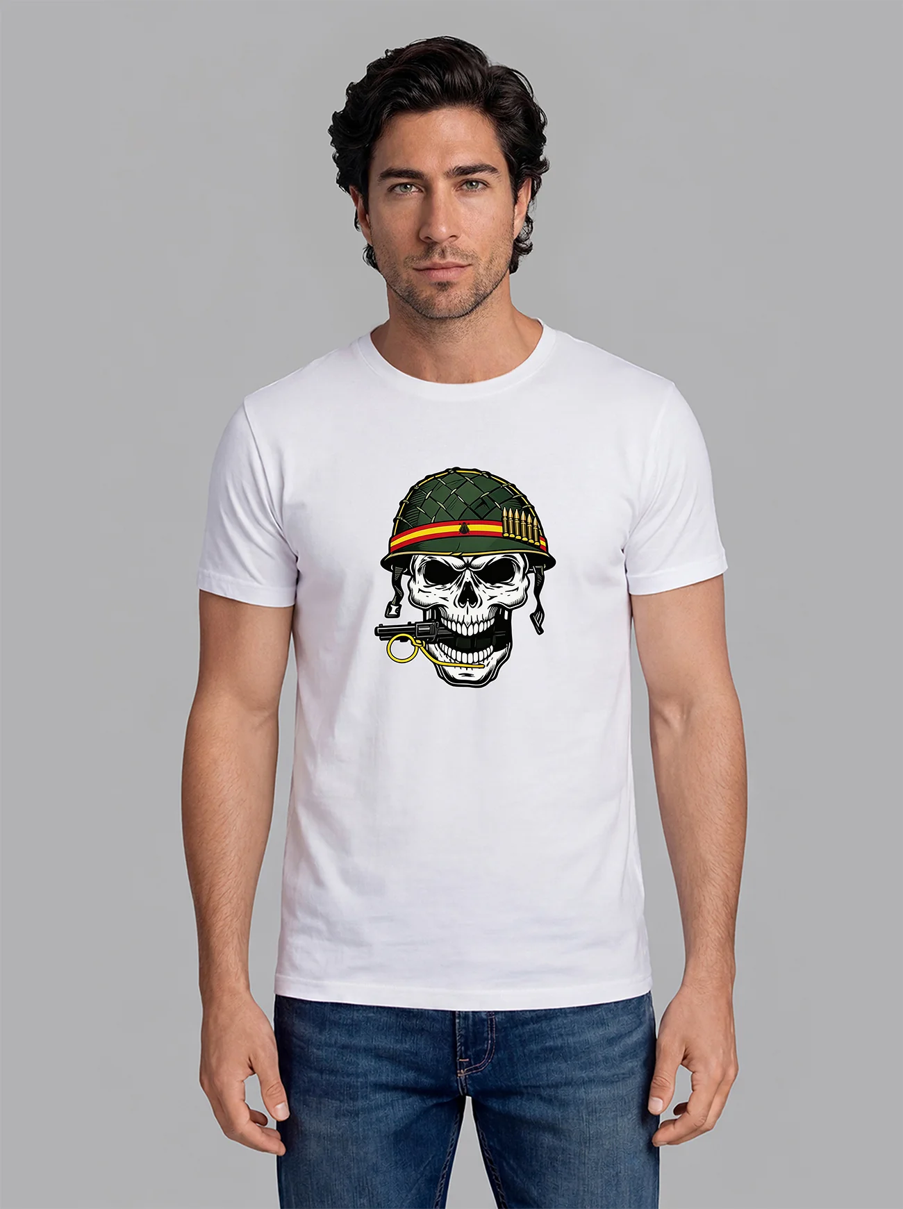 Camiseta Blanca Personalizable Hombre - Image 8