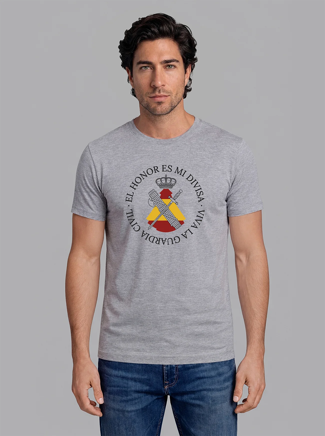 Camiseta Gris Personalizable Hombre - Image 9