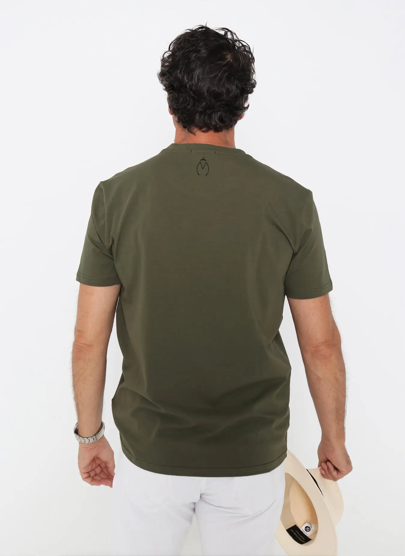 Camiseta Hombre Verde Kaki Morante - Image 4