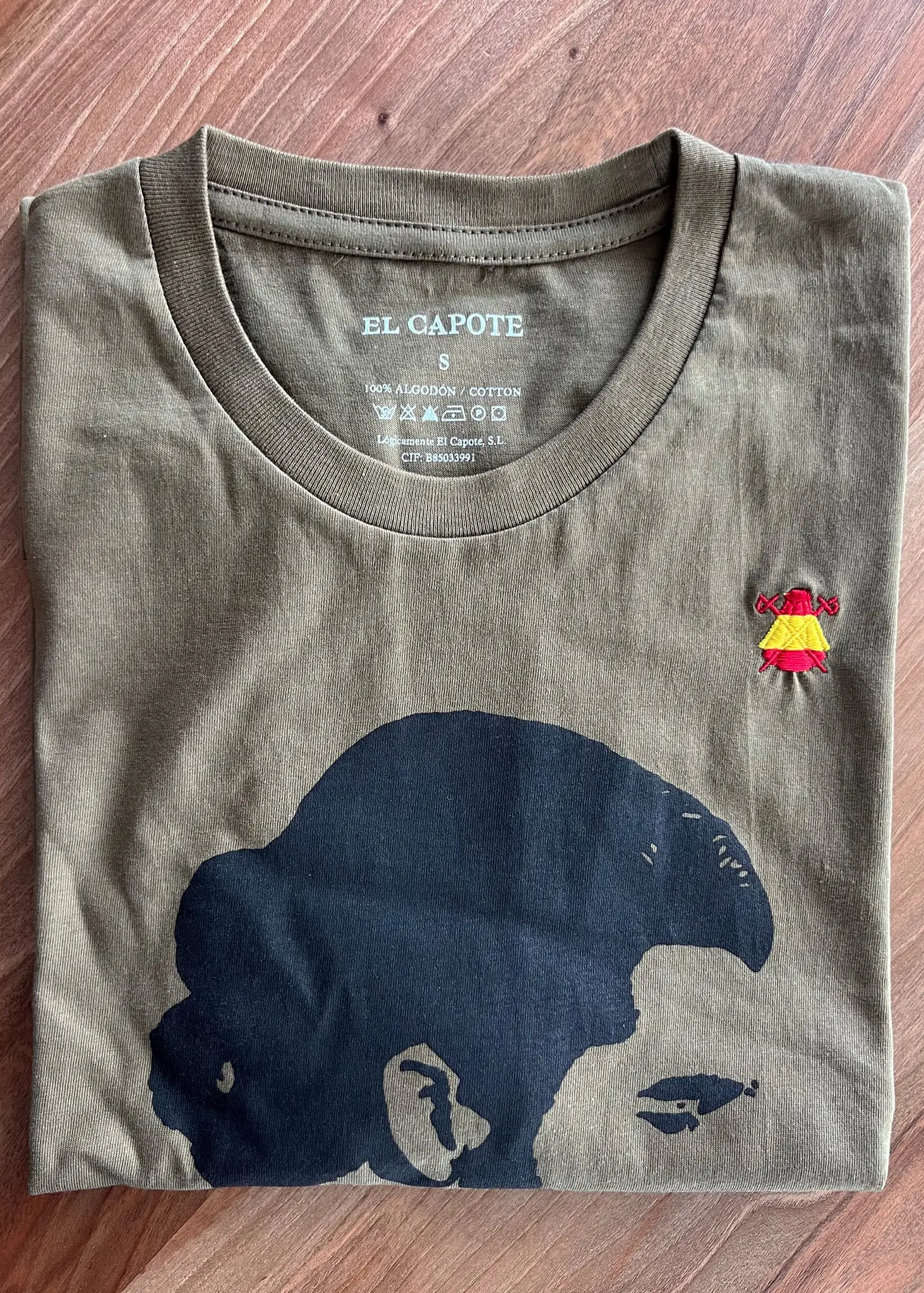 Camiseta Hombre Verde Kaki Morante - Image 5
